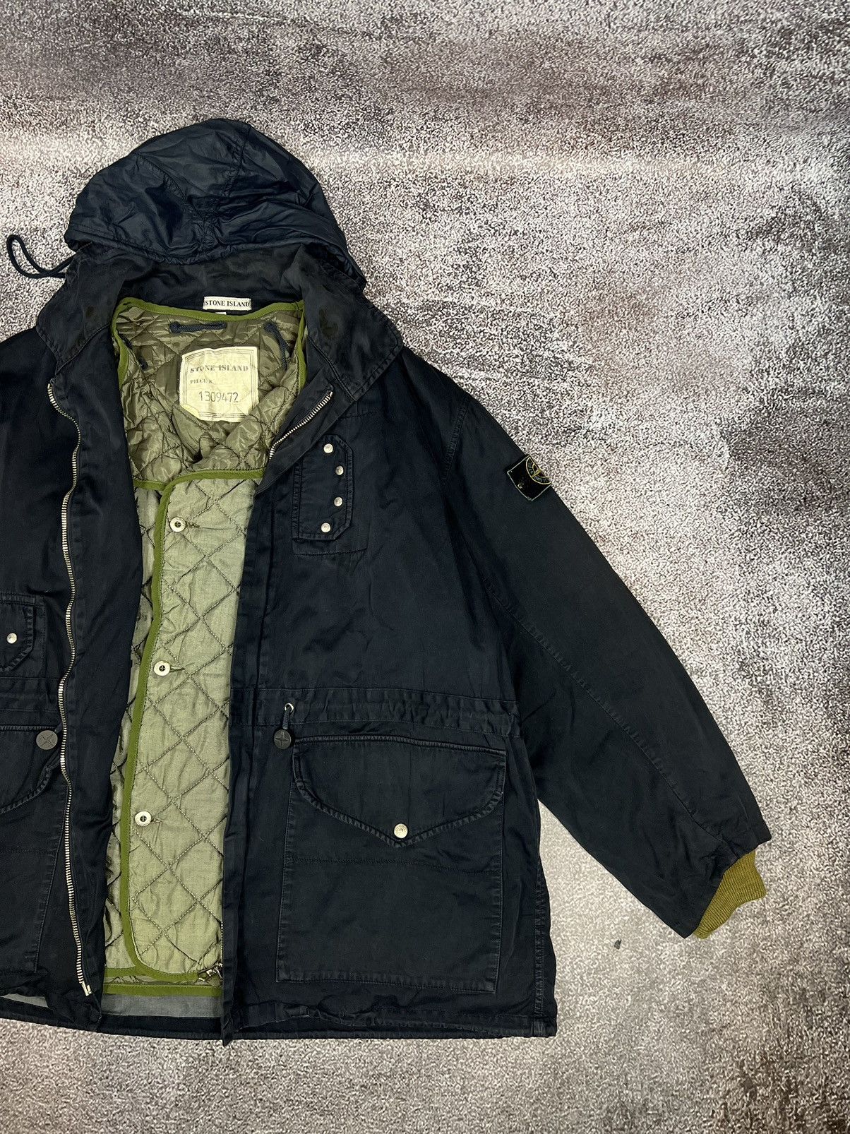 Stone Island × Vintage 80s Stone Island Royal Navy military layer field jacket ship Size US XL / EU 56 / 4 - 5 Thumbnail