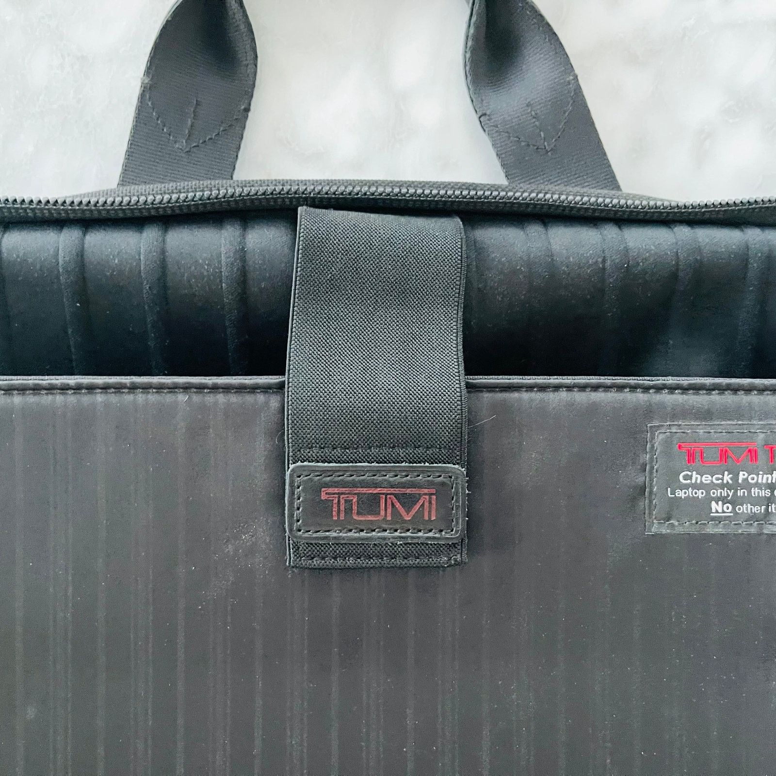 Tumi Tumi Alpha Organizer Brief Bag Black Ballistic Nylon Laptop Size ONE SIZE - 6 Thumbnail