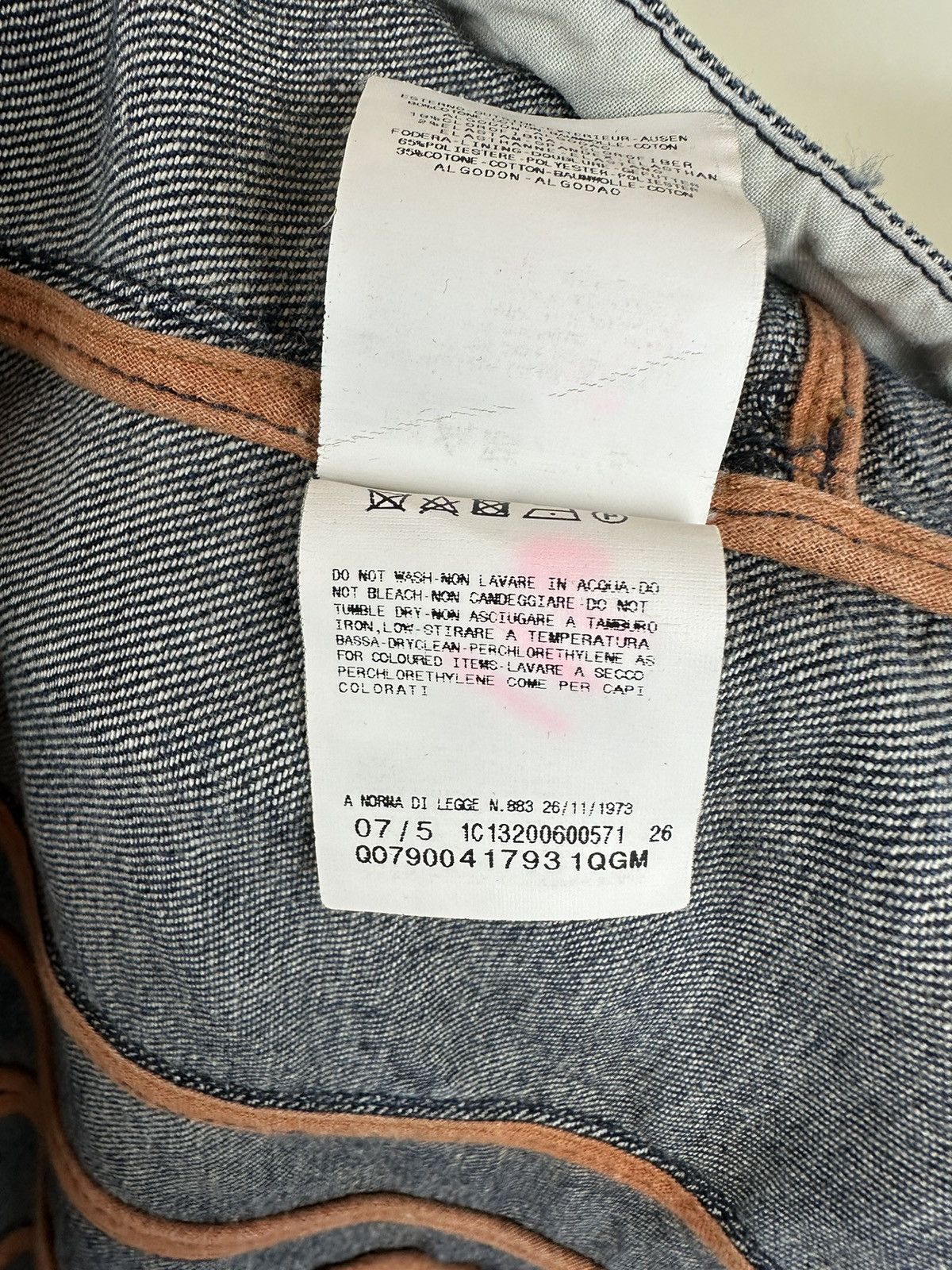 Just Cavalli × Roberto Cavalli × Vintage Just Cavalli denim vintage jacket blue biker moto cropped Size XS / US 0-2 / IT 36-38 - 20 Thumbnail