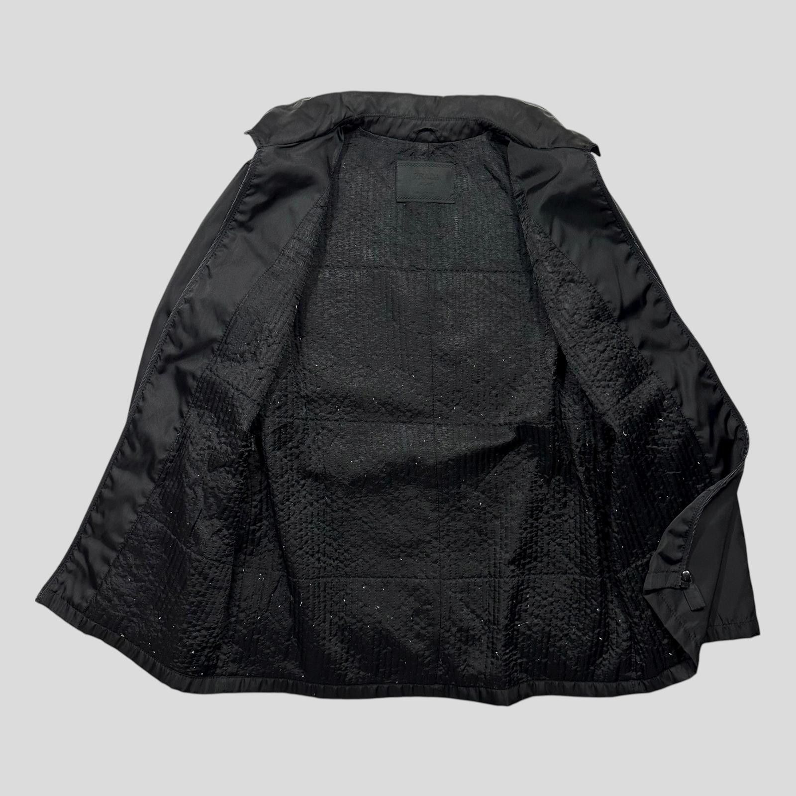 Prada Prada 90’s Quilted Nylon Belt Parka Jacket - UK10 Size M / US 6-8 / IT 42-44 - 4 Thumbnail