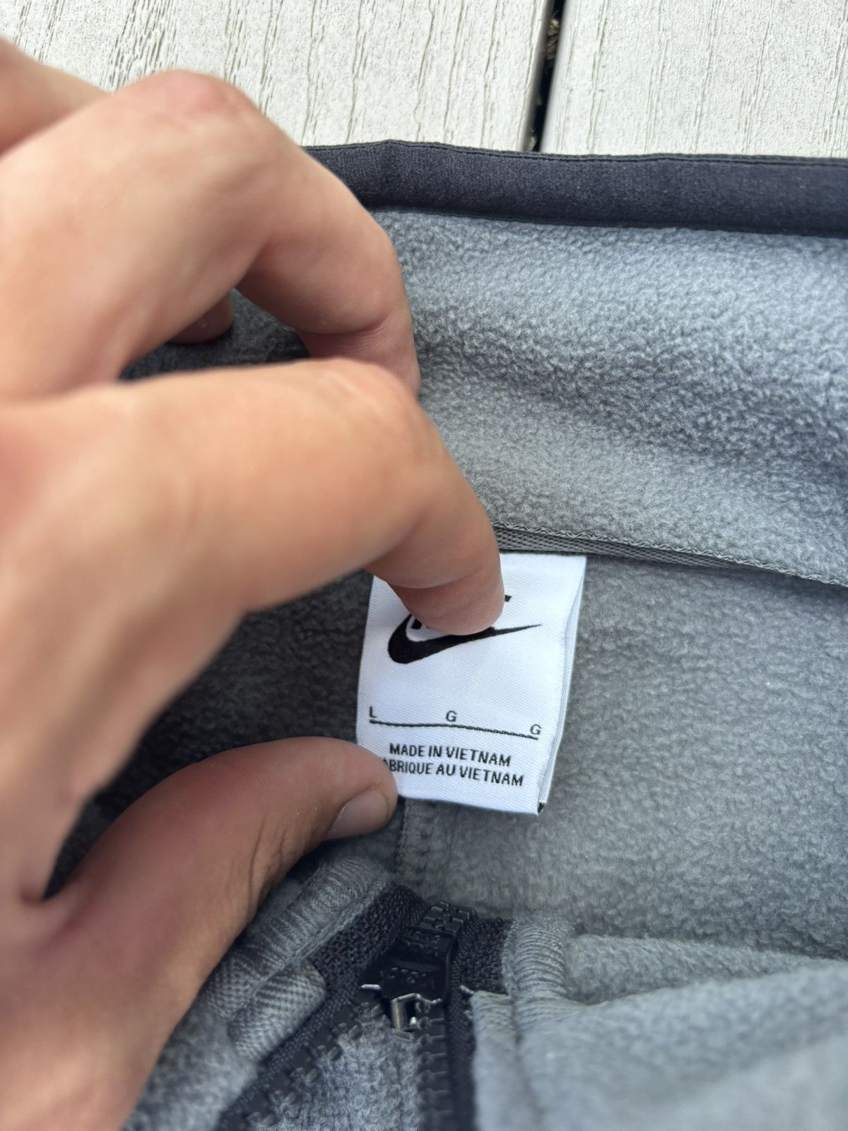 Nike Grey Nike Crewneck Size US L / EU 52-54 / 3 - 3 Thumbnail