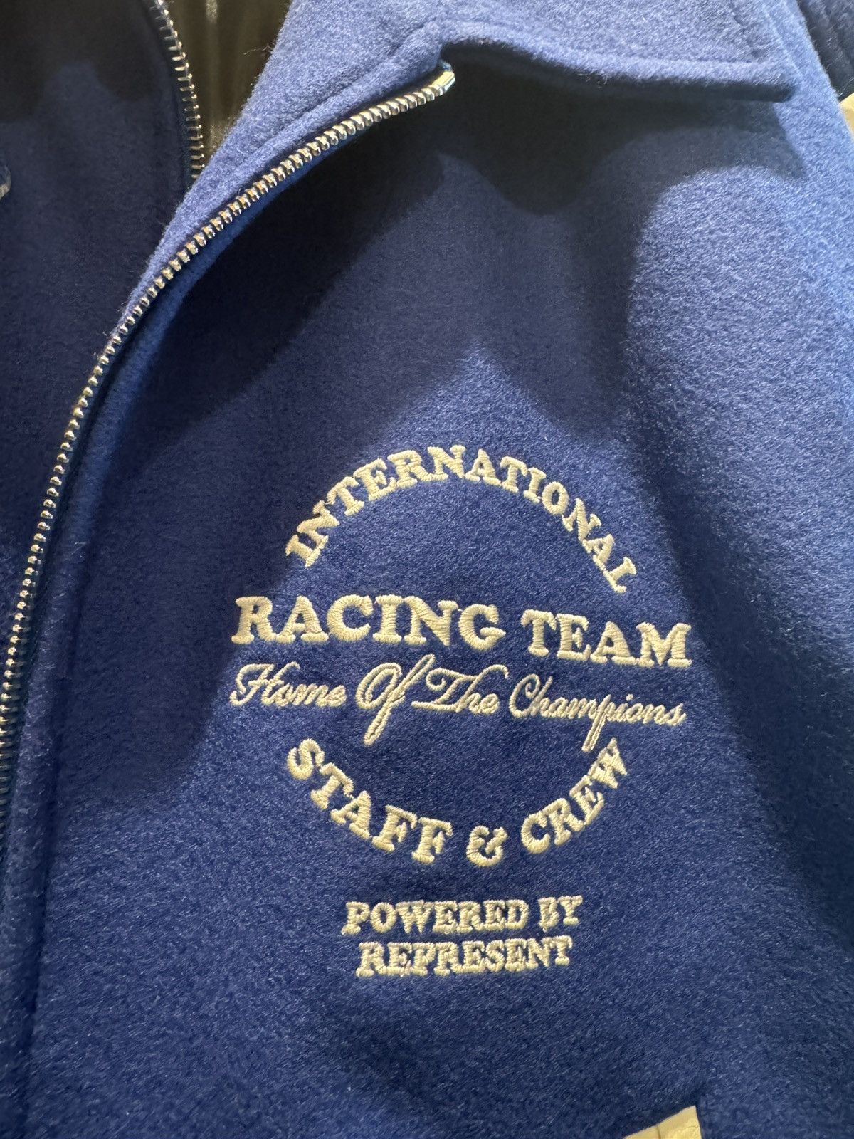 Represent Clo. Represent Racing Team Varsity Blue Bomber Size US M / EU 48-50 / 2 - 2 Thumbnail
