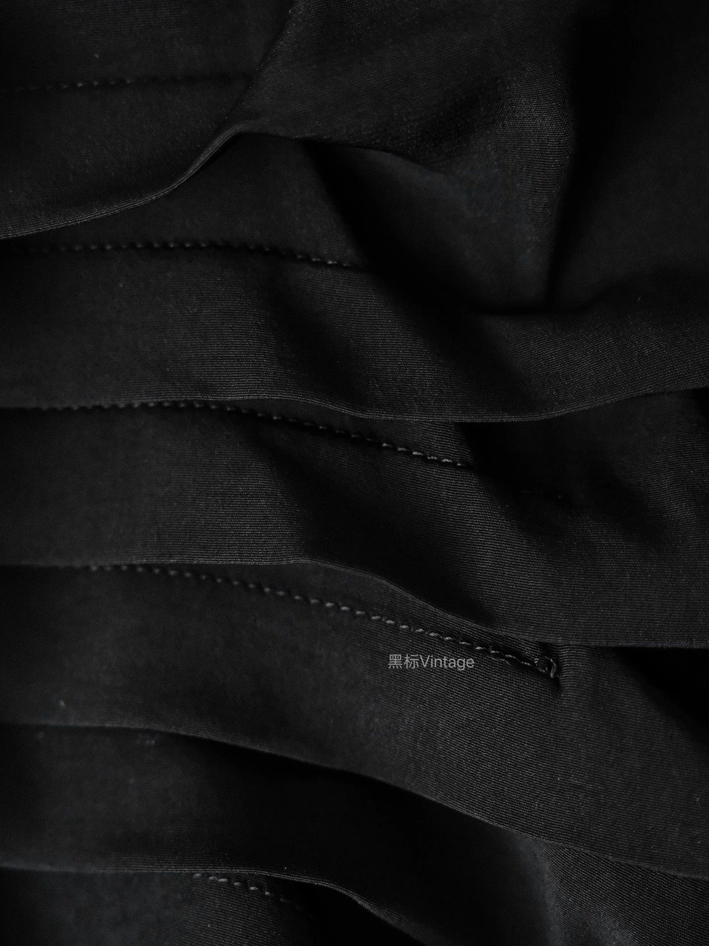Yohji Yamamoto Yohji Noir 18SS Vintage Triacetate Pleat Asym Dress Wmn Size XS / US 0-2 / IT 36-38 - 8 Thumbnail