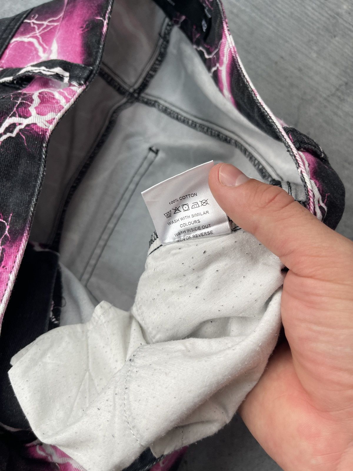 Hypebeast Jaded London Jeans Red Lightning Skate Baggy Y2K Hype Al Size US 32 / EU 48 - 9 Thumbnail