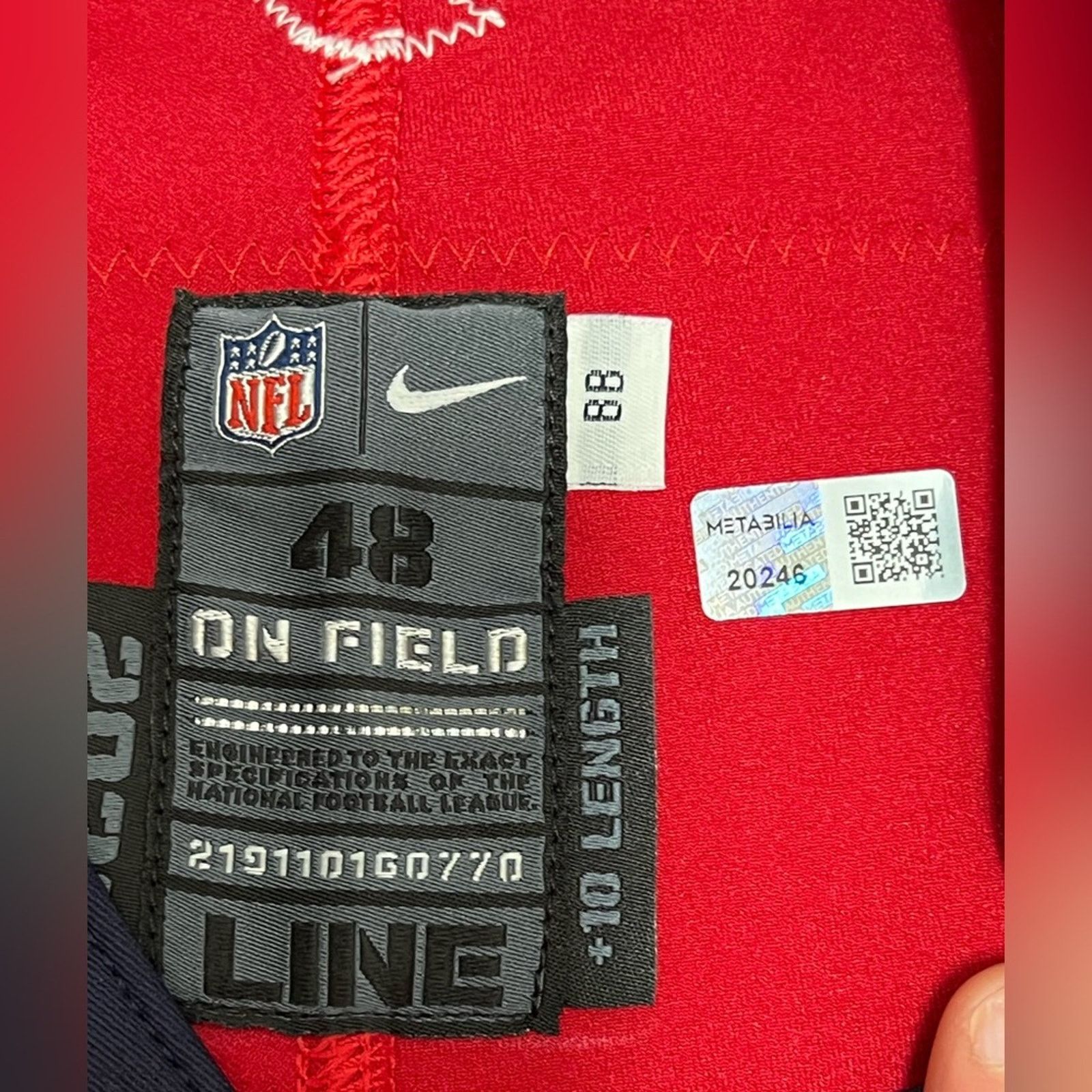 Nike JJ Watt Houston Texans Game Issued Jersey Captain WPMY Patch Size US XL / EU 56 / 4 - 5 Thumbnail