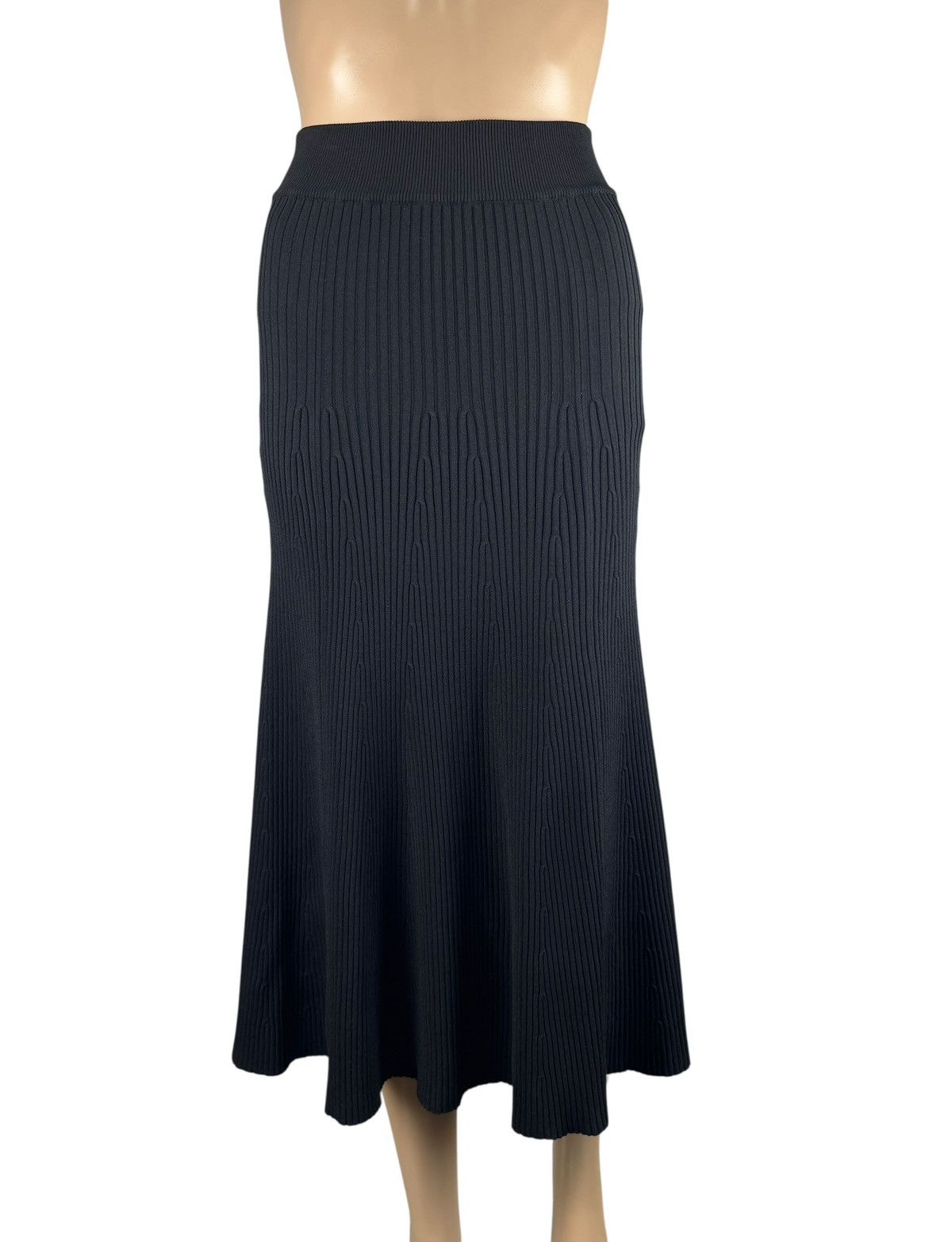 Maje Maje Tight Knit Maxi Skirt Pleated Viscose size 3 Size 34" / US 12 / IT 48 - 1 Thumbnail
