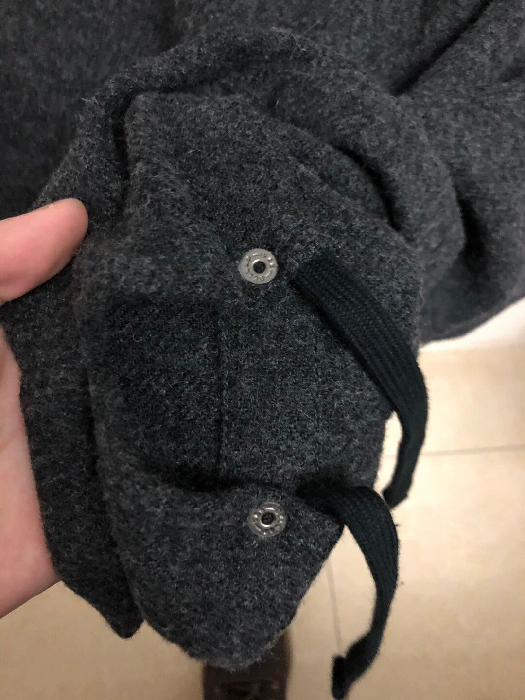 Pilgrim Surf + Supply Pilgrim Surf Supply Carbon Black Wool Coat 9.9N YKK Cordura Size US S / EU 44-46 / 1 - 3 Thumbnail