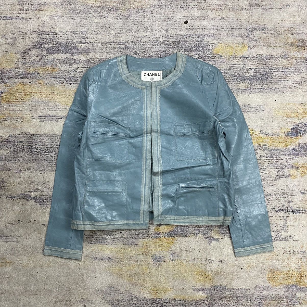 Chanel Chanel leather jacket Size S / US 4 / IT 40 - 1 Thumbnail
