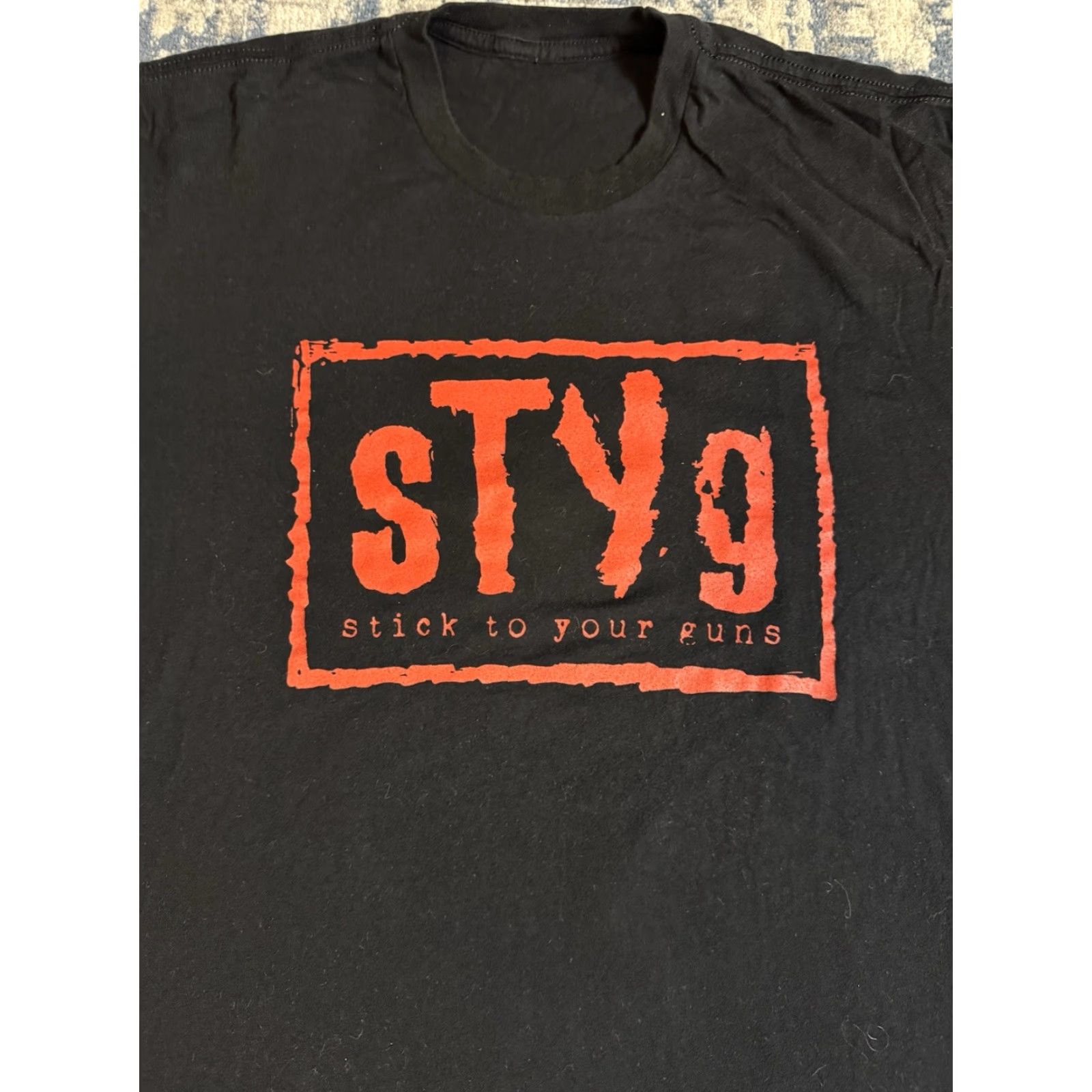 Vintage VINTAGE Stick To Your Guns No Tolerance T Shirt Size M Black Cotton Crew Neck Short Sleeve Band Metal Punk Size US M / EU 48-50 / 2 - 2 Thumbnail