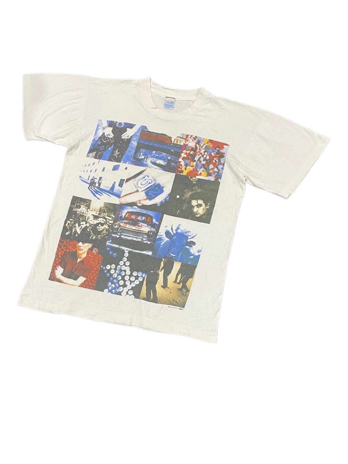 Band Tees VTG 1991 U2 Not Us Ltd Rare Distressed Band Tee Size US L / EU 52-54 / 3 - 2 Thumbnail
