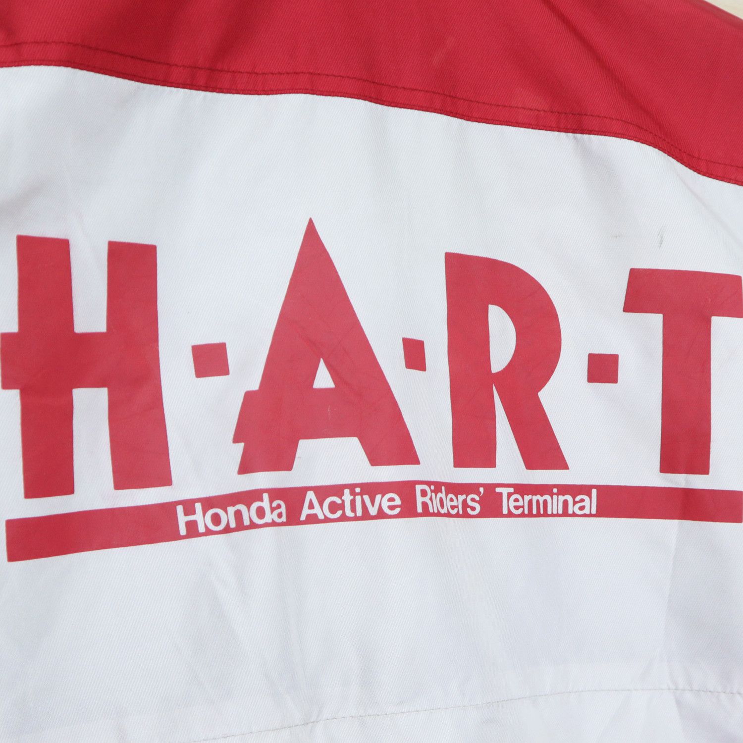 Vintage HART HONDA Active Riders Terminal Racing Team factory White Sweatshirt