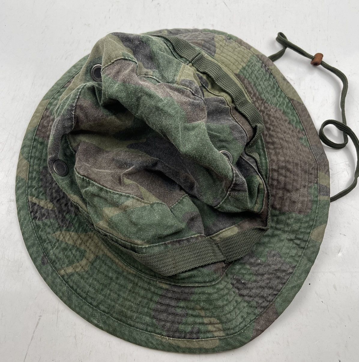 Japanese Brand vintage army bucket hat tc45 Size ONE SIZE - 2 Thumbnail