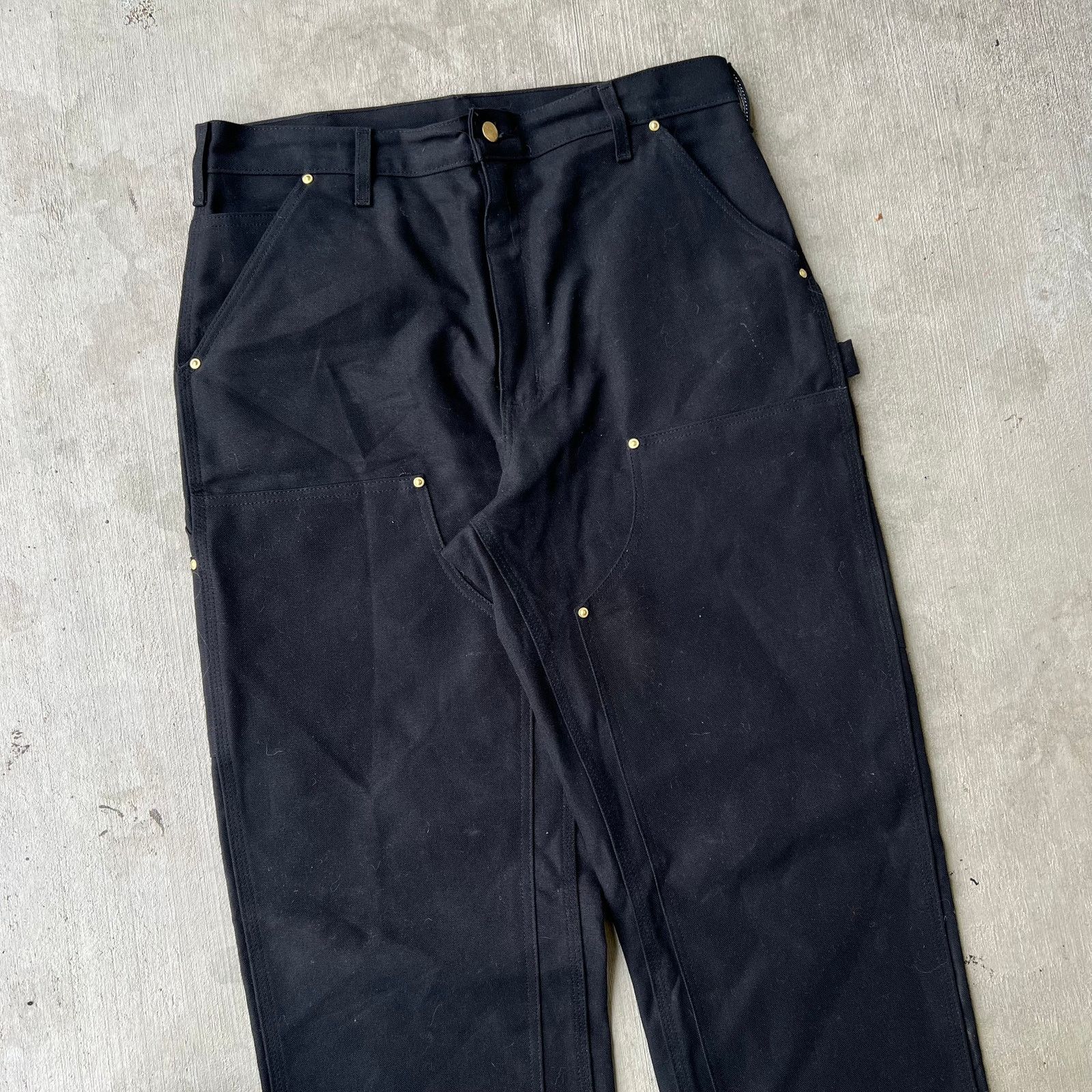 Carhartt × Vintage Carhartt black double knee work wear carpenter pants Size US 34 / EU 50 - 2 Thumbnail