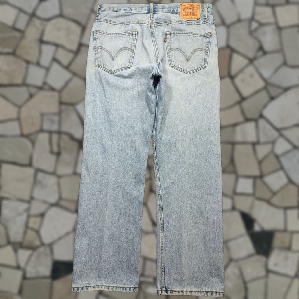 VINTAGE Levi's 505 Jeans Mens 36x31 Regular Straight Blue Denim Jeans USA Rock 80s 90s Logo Pockets Capable