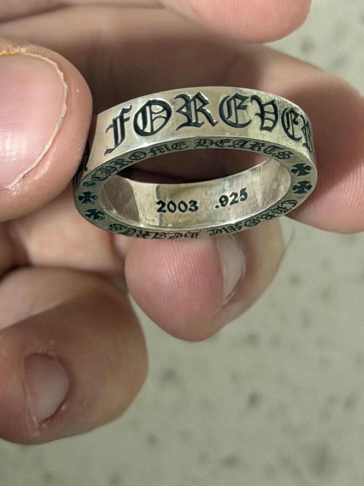 Chrome Hearts Chrome hearts 6mm spacer forever ring Size ONE SIZE - 10 Thumbnail