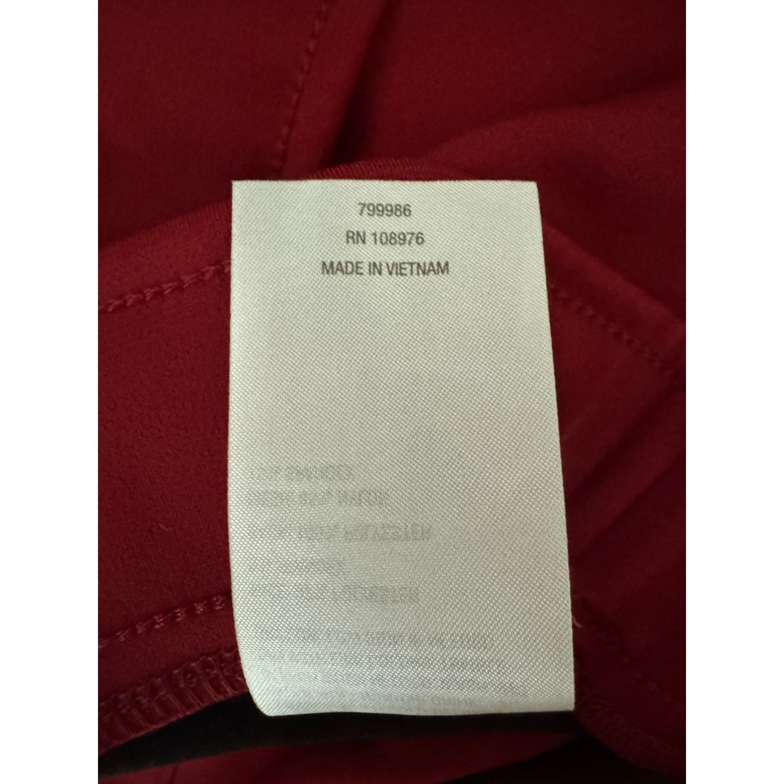 Other IMAN Global Chic 2XP Wine Red Pull-On Stretch Pants \ Size 36" / US 14 / IT 50 - 8 Thumbnail