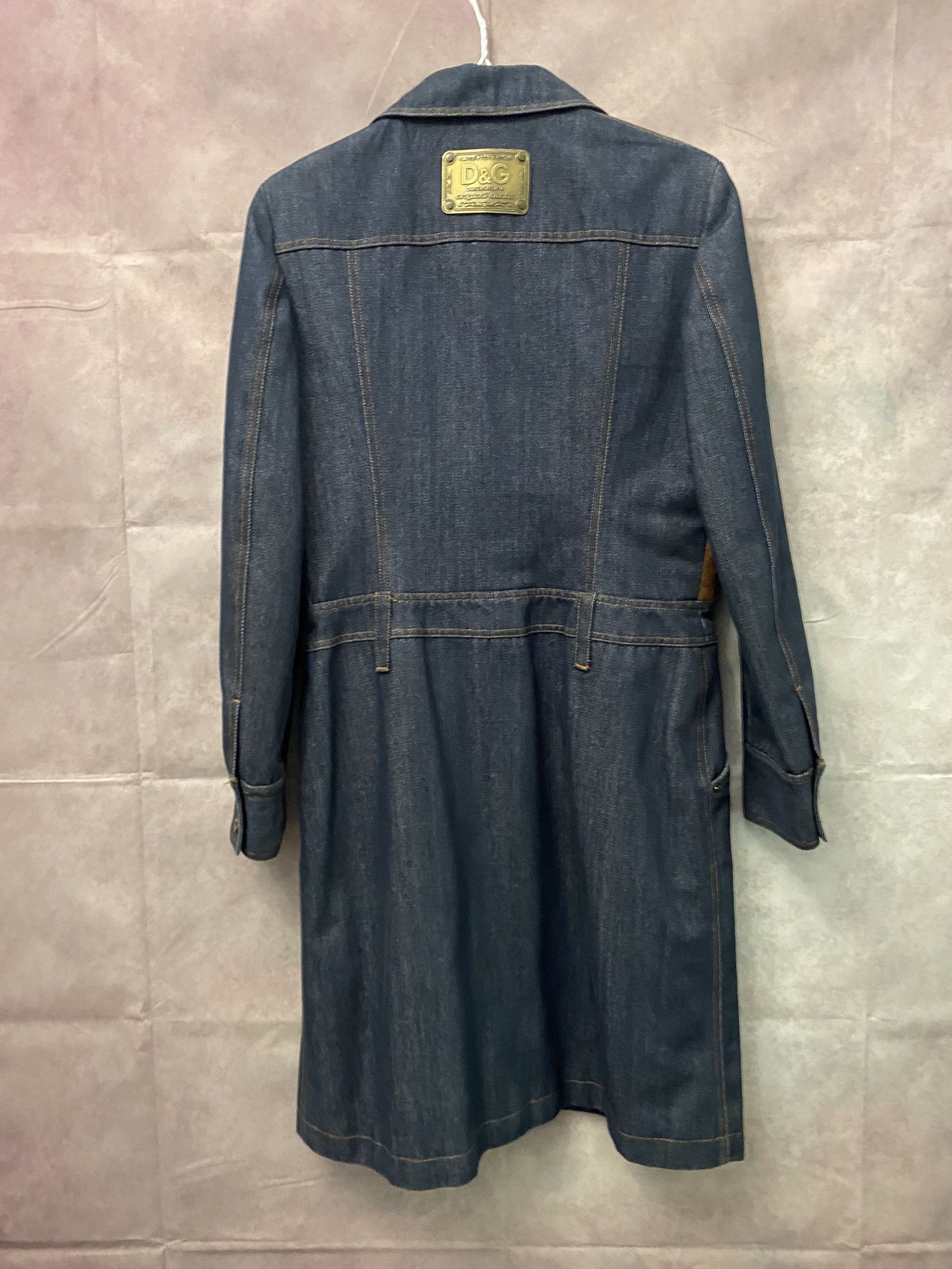 Designer × Dolce & Gabbana Dolce&Gabbana Vintage Jeans and Pony Hair Denim Coat Size M / US 6-8 / IT 42-44 - 3 Thumbnail