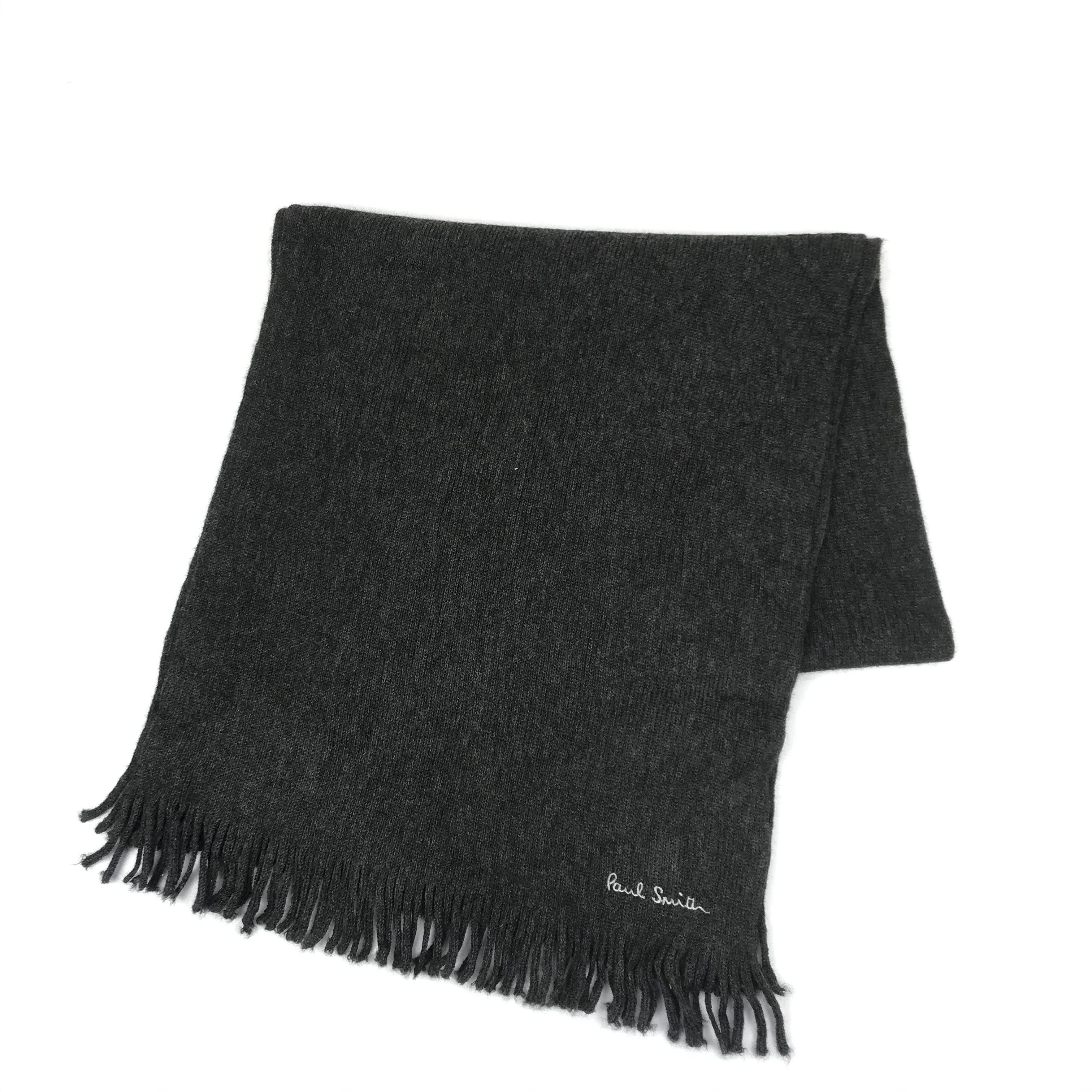 Japanese Brand Vintage 90s Paul Smith Scarf Muffler Knit Ribbed Wool Scarve Size ONE SIZE - 3 Thumbnail