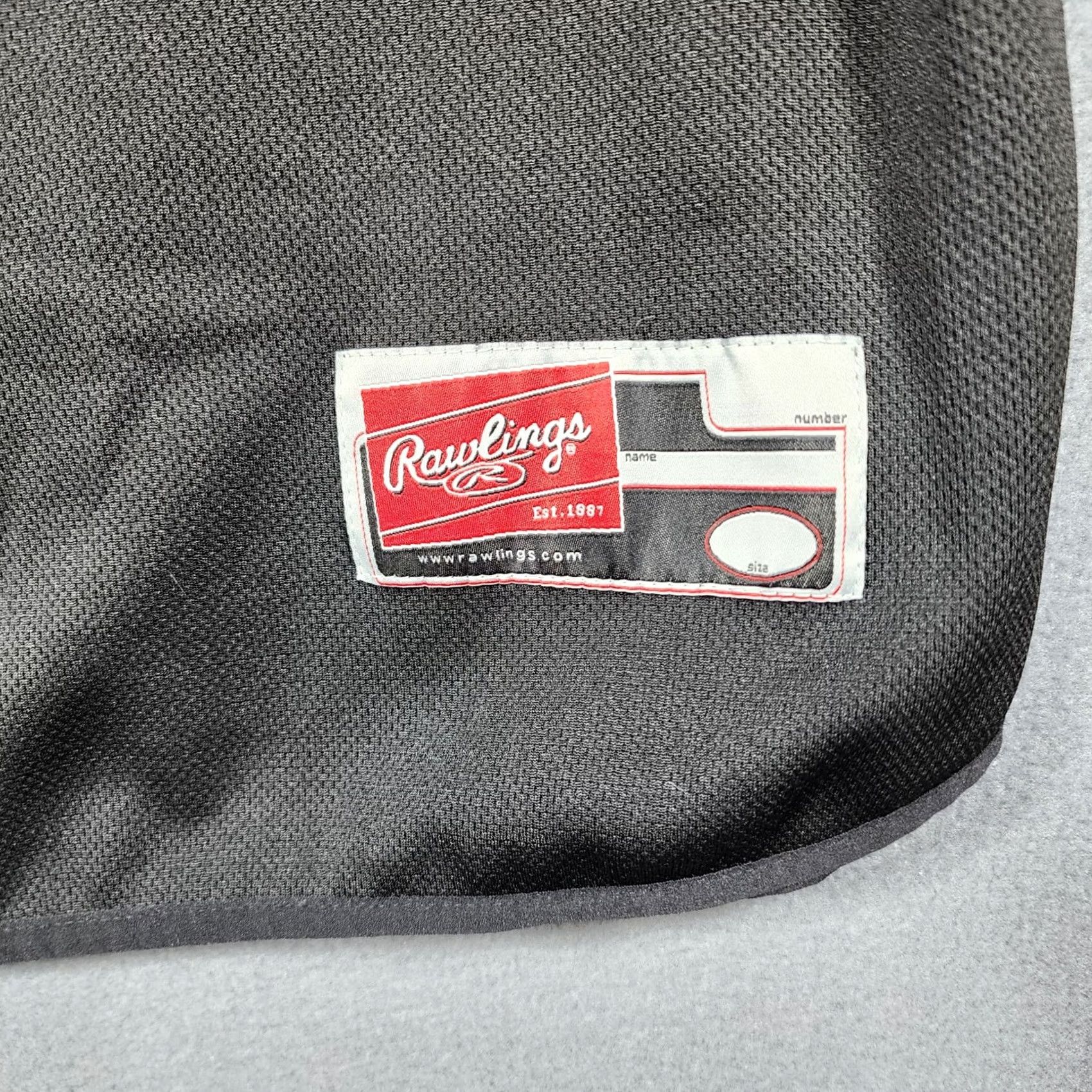 Vintage VINTAGE Rawlings Men 1/4 Quarter Zip Black Stretch Performance M Long Sleeve Pullover Shirt Mens Size US M / EU 48-50 / 2 - 4 Thumbnail