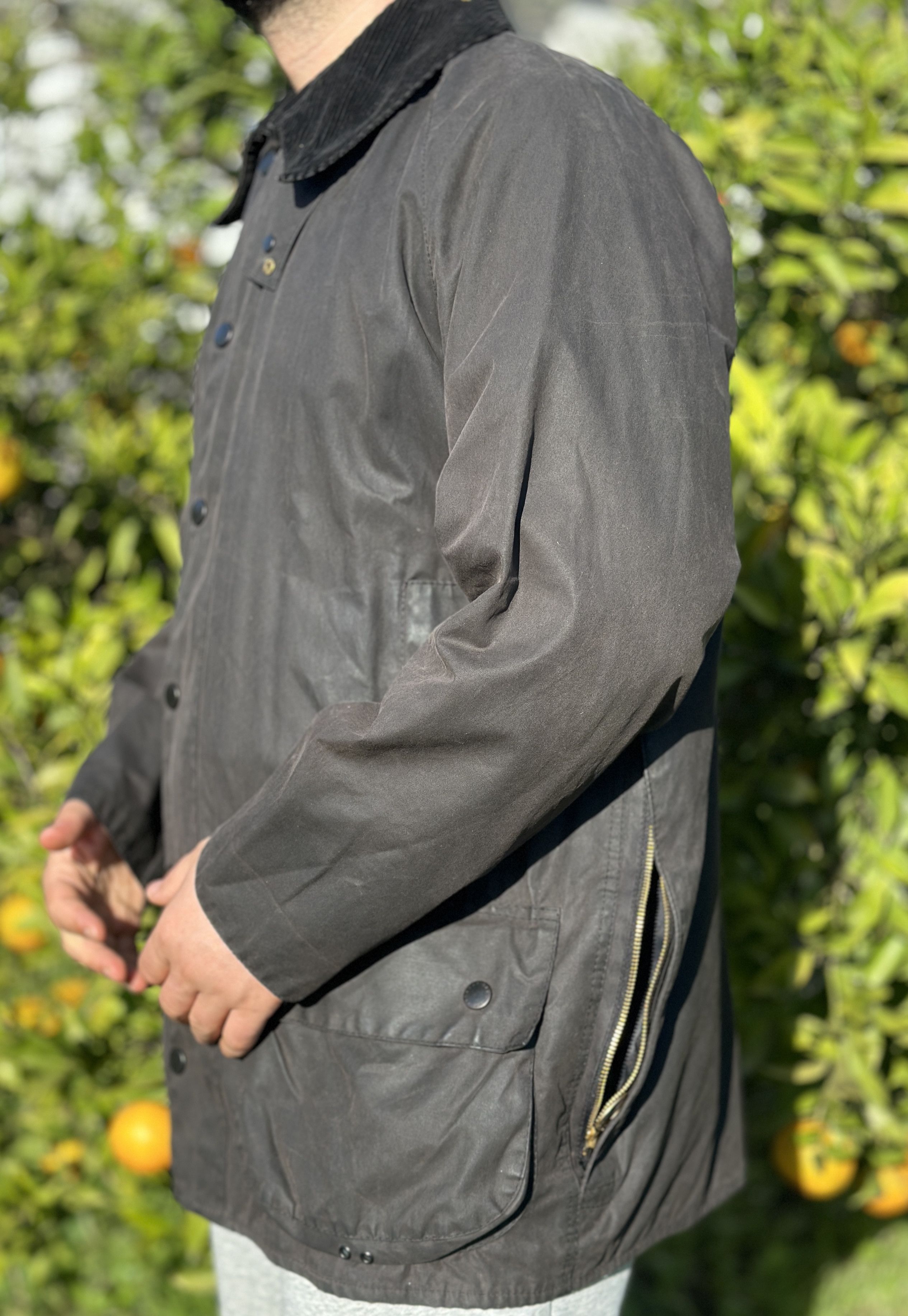 Barbour Barbour Classic Beaufort Waxed Jacket Collar Size C42 107 Size US L / EU 52-54 / 3 - 13 Thumbnail