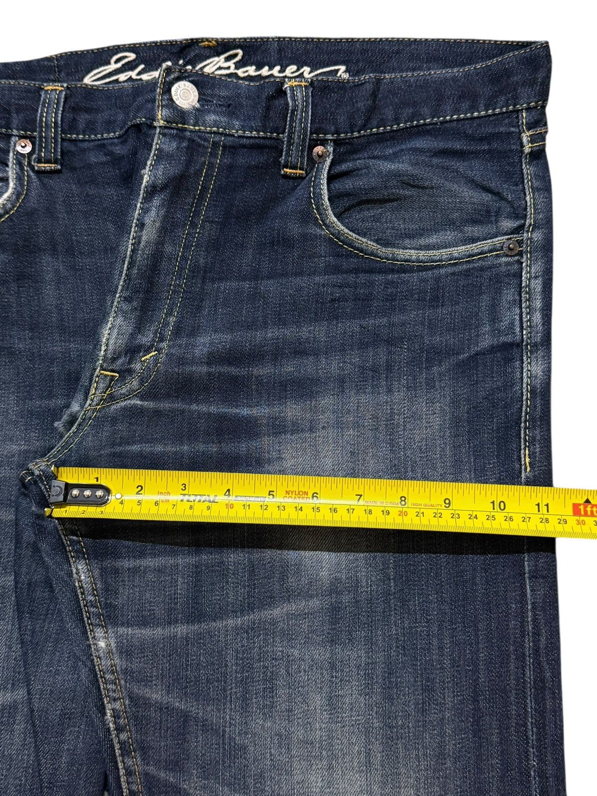 Eddie Bauer Vintage 90s Japan Eddie Bauer Selvedge Faded Wash Straight Size US 34 / EU 50 - 13 Thumbnail