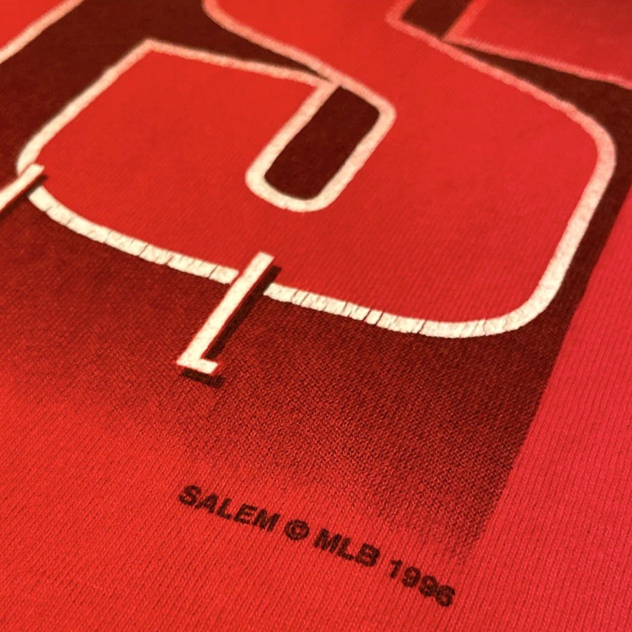 Salem Sportswear VINTAGE 90s Cincinnati Reds MLB Baseball Spell Out Logo 1996 Shirt Mens XL Red Sleeves Short Logo Salem Sportswear Mens XL Size US XL / EU 56 / 4 - 4 Thumbnail