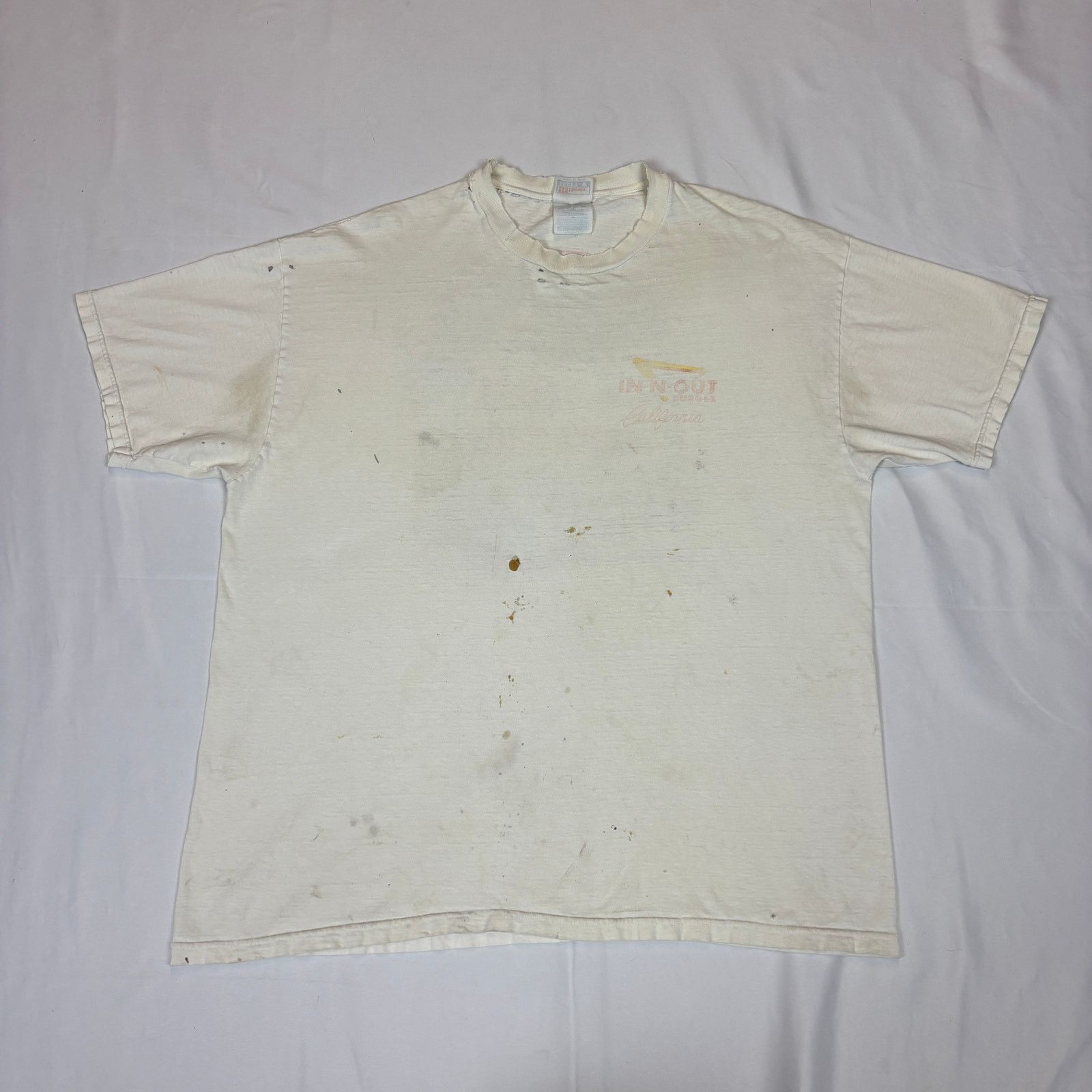 Hanes × Vintage Vintage 1999 In N Out Burger T Shirt Men's XL California Size US XL / EU 56 / 4 - 3 Thumbnail