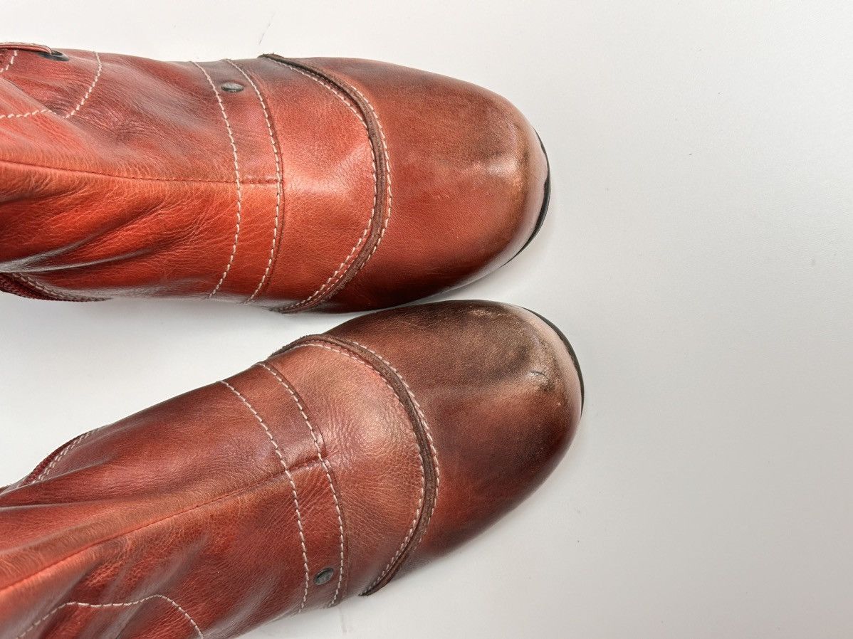 A.S.98 Leather RICK OWENS STYLE AVANT-GARDE Boots BROGUE Guidi LGB Size US 10 / IT 40 - 10 Thumbnail