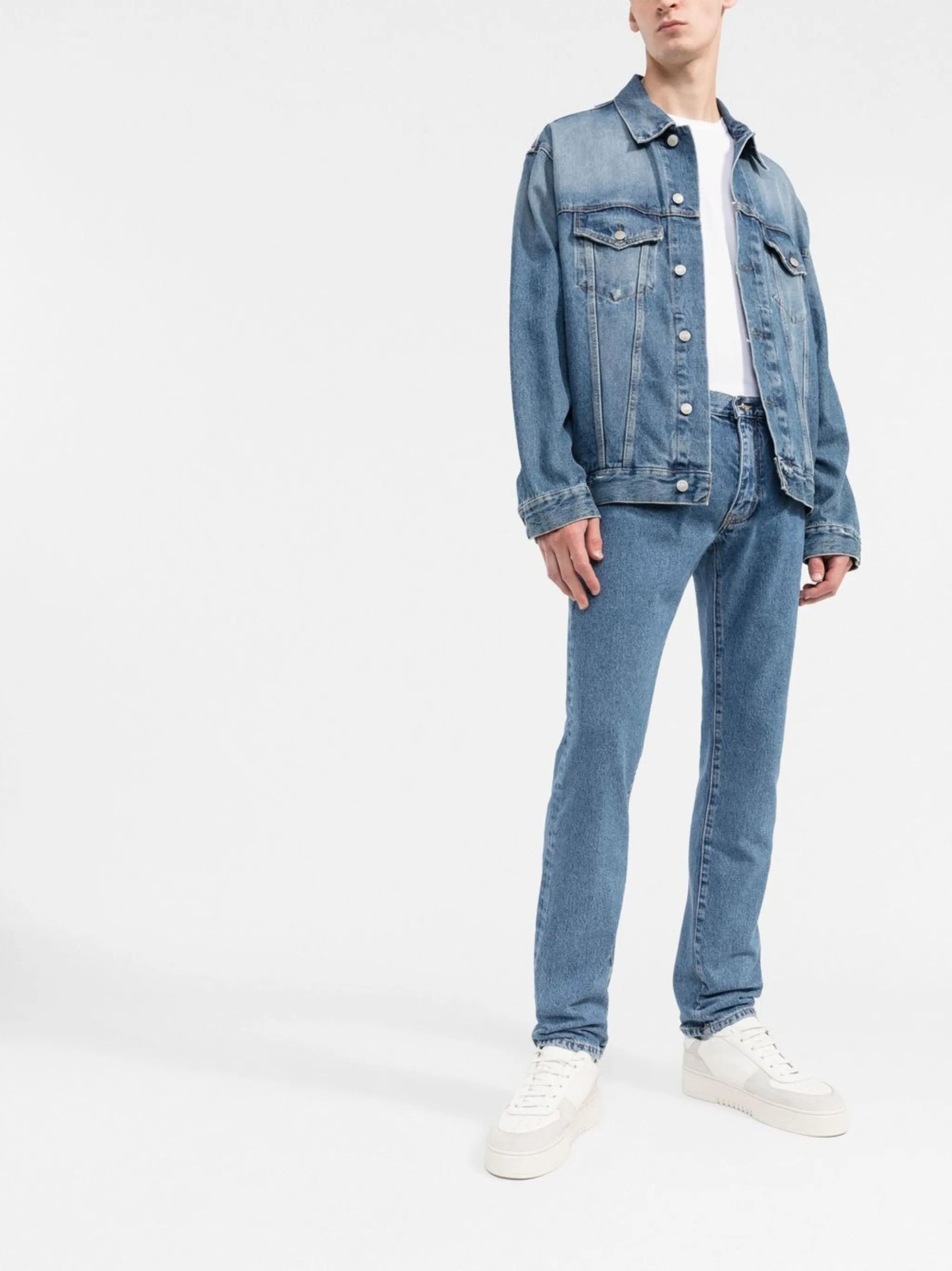 Off-White o1y0225 Denim Pant in Blue Size US 30 / EU 46 - 5 Thumbnail