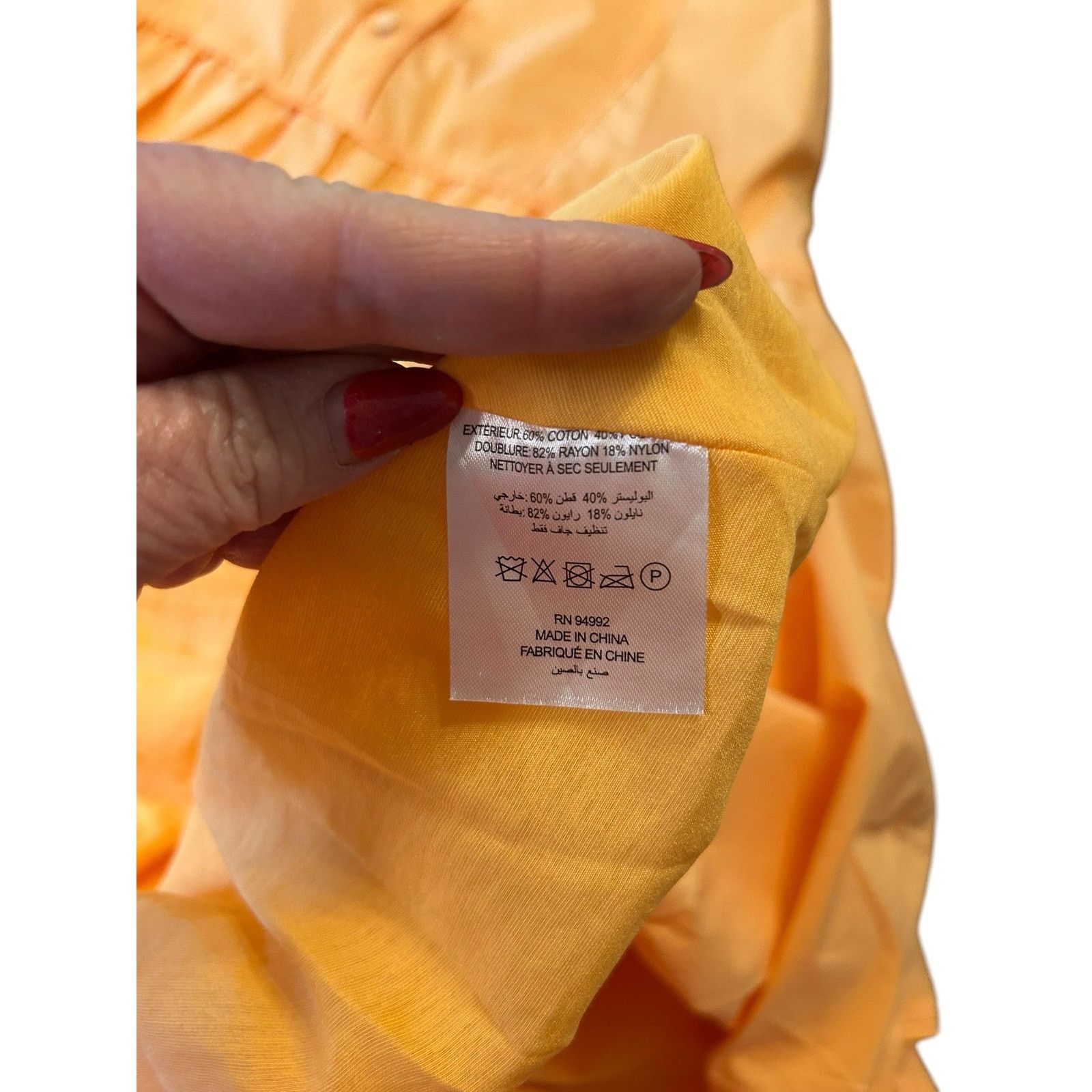 Jonathan Simkhai Jonathan Simkhai Ellery Poplin Maxi Dress in Melon- Size XL Size XL / US 12-14 / IT 48-50 - 10 Thumbnail