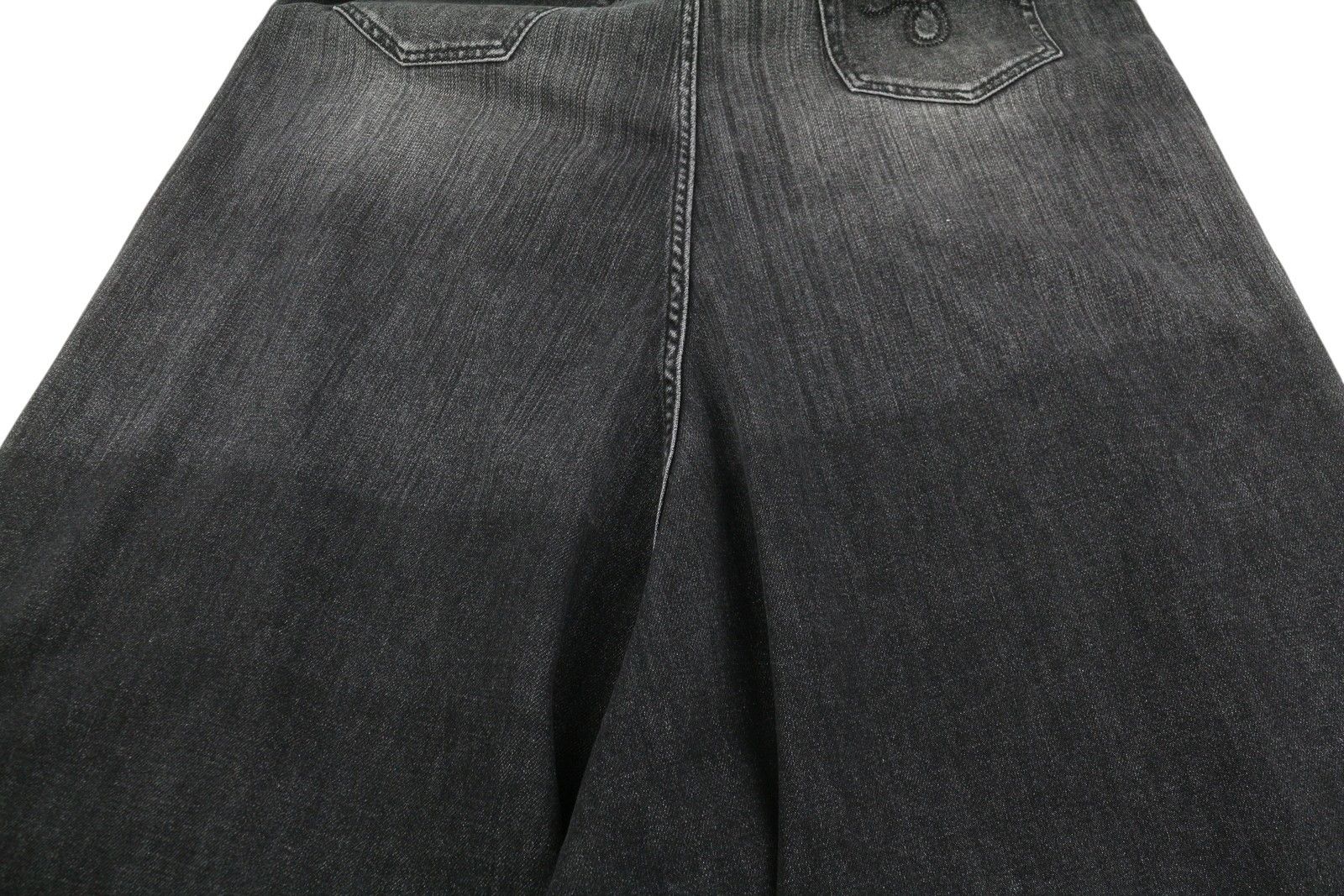 R13 JESSE 38 Vintage Grey Drop Crotch Loose Baggy Dark 86494 Size 28" / US 6 / IT 42 - 10 Thumbnail