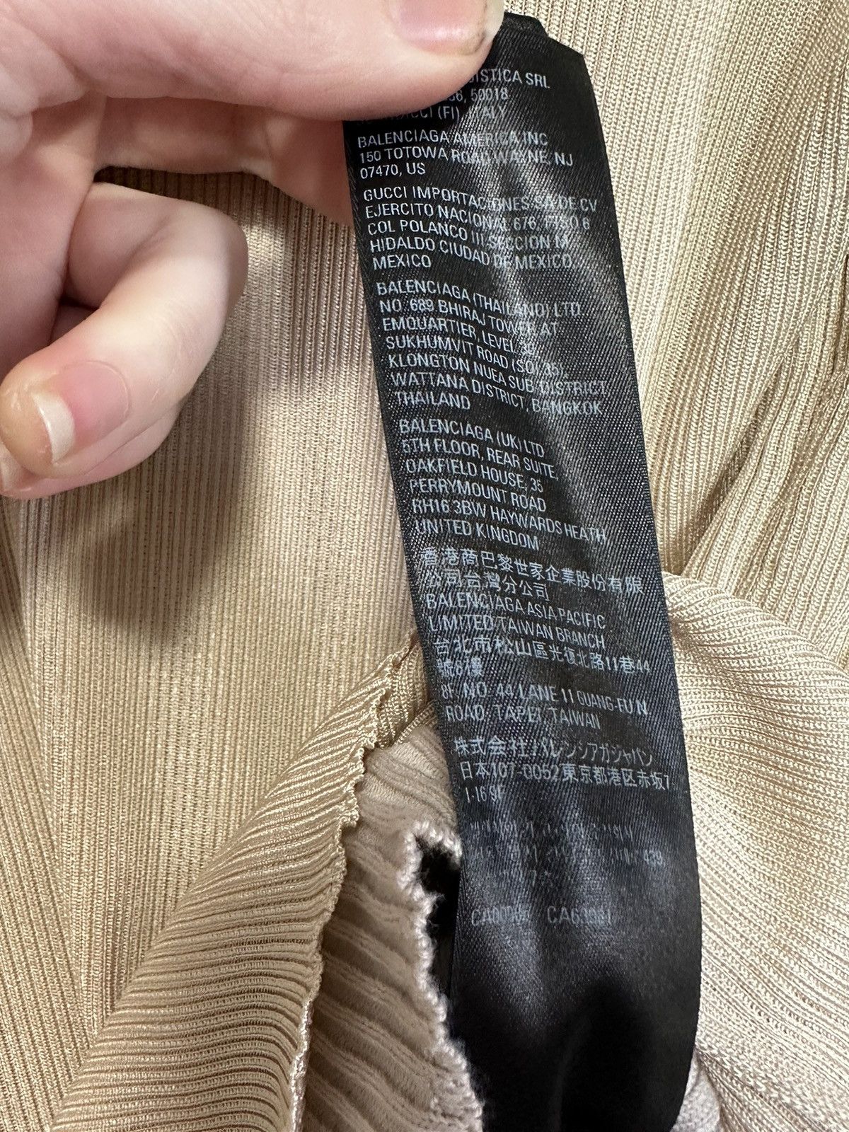 Balenciaga Beige reversible double layer turtleneck Size M / US 6-8 / IT 42-44 - 4 Thumbnail