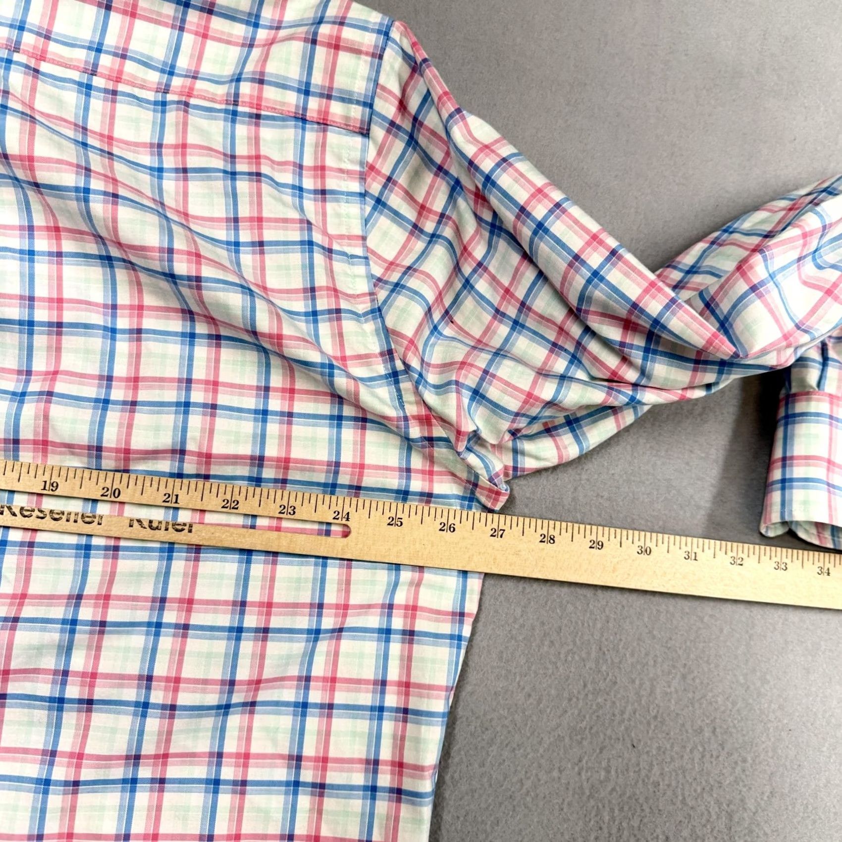 Peter Millar Peter Millar Shirt Mens XL Multicolor Plaid Button Down Long Sleeve Casual Size US XL / EU 56 / 4 - 6 Thumbnail