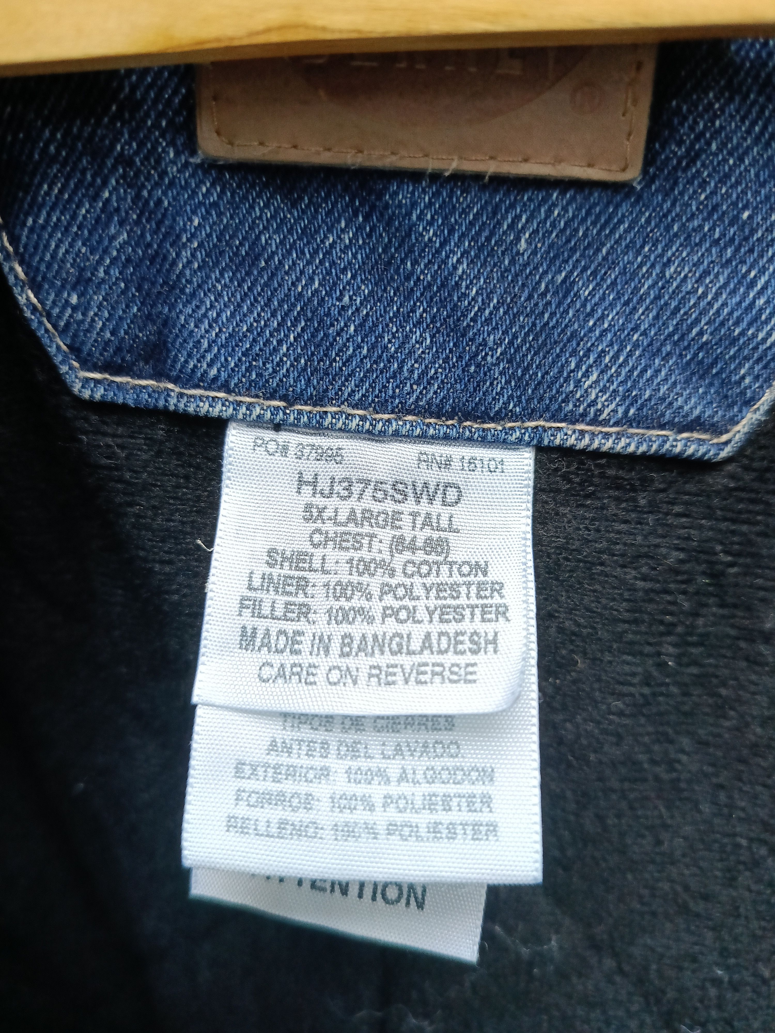 Vintage Berne Hoodie Denim Jacket Size 5 XL Size US XXL / EU 58 / 5 - 6 Thumbnail