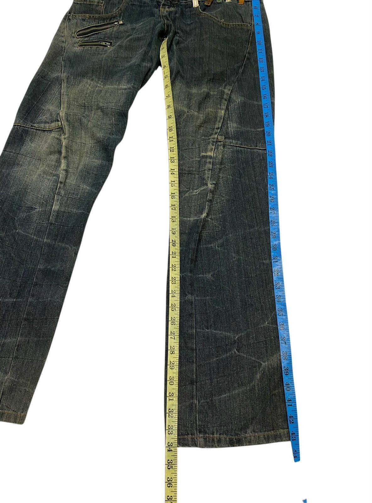 Japanese Brand Japanese Brand X Agate label ppfm style double knee jeans Size US 34 / EU 50 - 14 Thumbnail