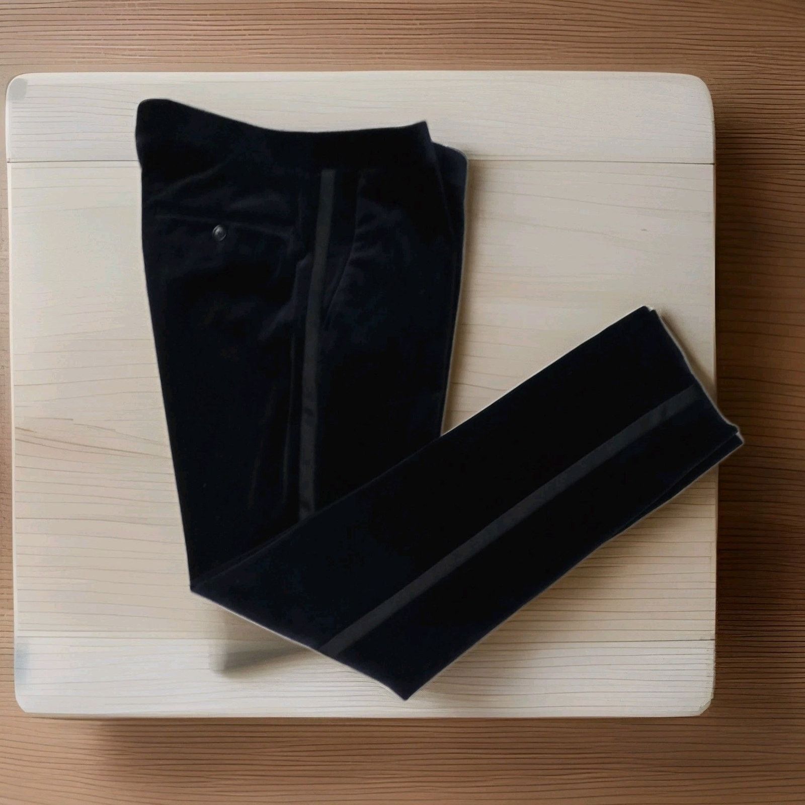 J.Crew J. Crew Ludlow Slim-Fit Tuxedo Corduroy Cupro Pants 31x31 Size US 31 - 2 Thumbnail