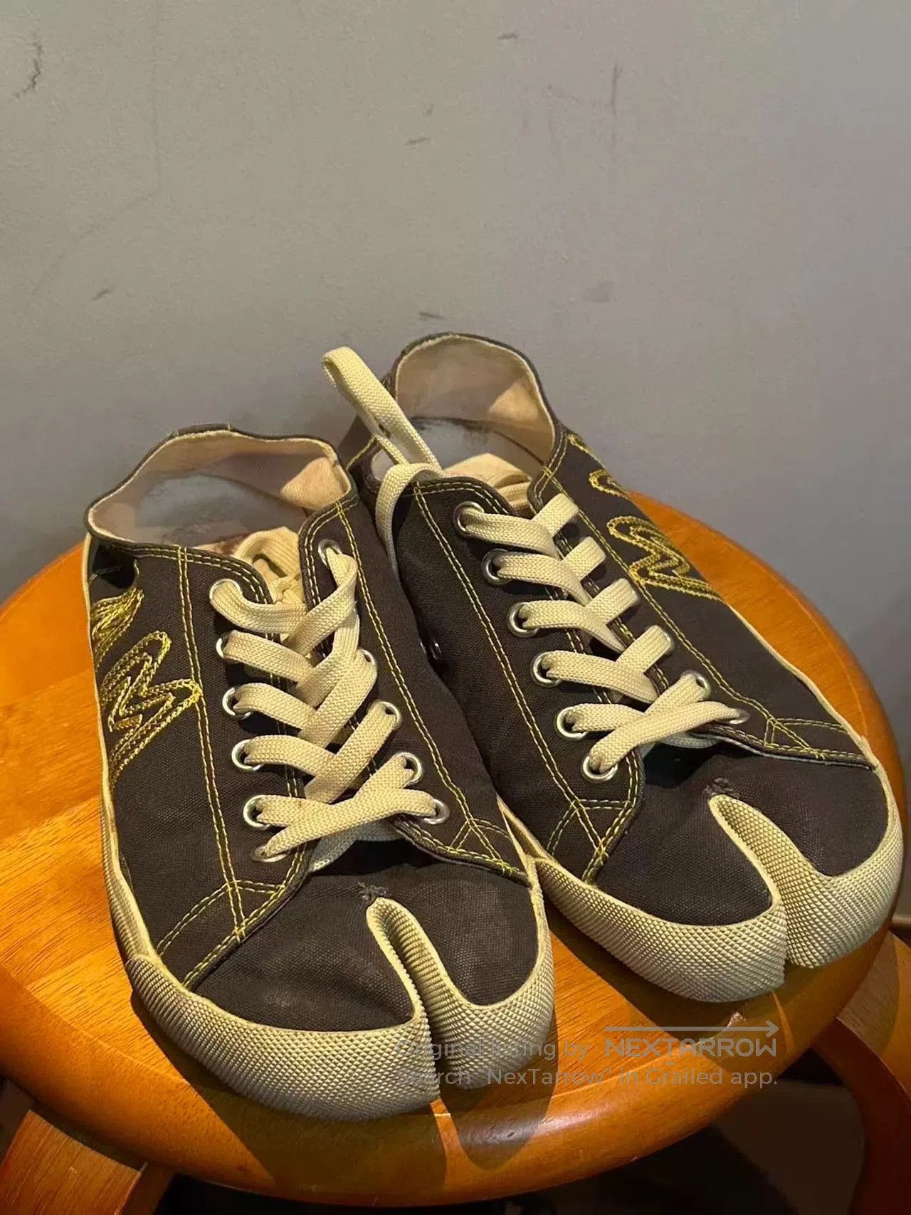 Maison Margiela maison margiela tabi canvas shoes size 41. Size US 8.5 / EU 41-42 - 2 Thumbnail