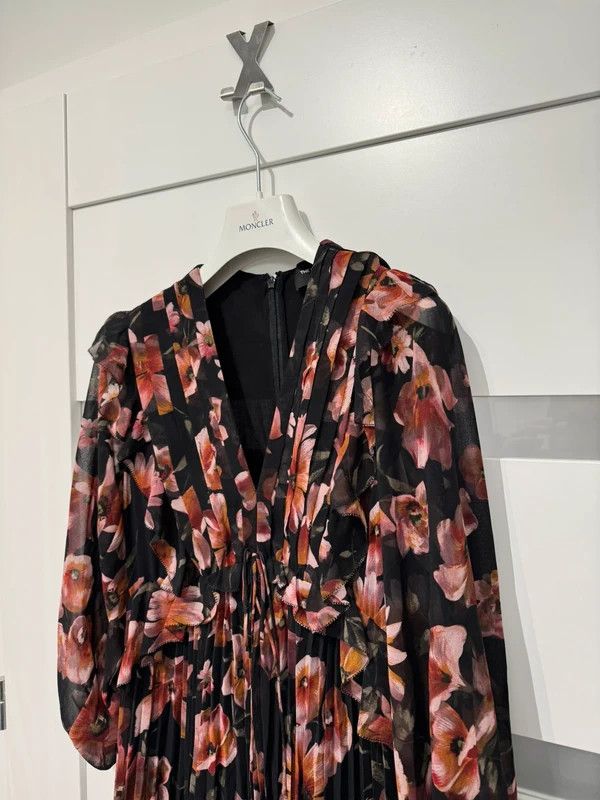 The Kooples The Kooples Floral Print Pleated Mini Dress size 1 S Size S / US 4 / IT 40 - 5 Thumbnail