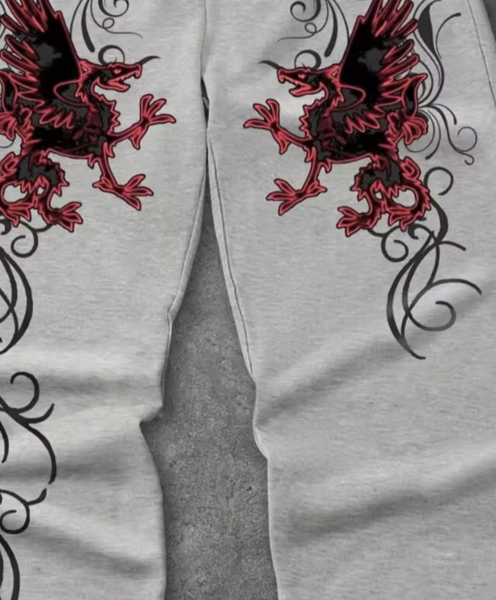 Japanese Brand Dragon Printed Sweatpant Size US 38 / EU 54 - 3 Thumbnail