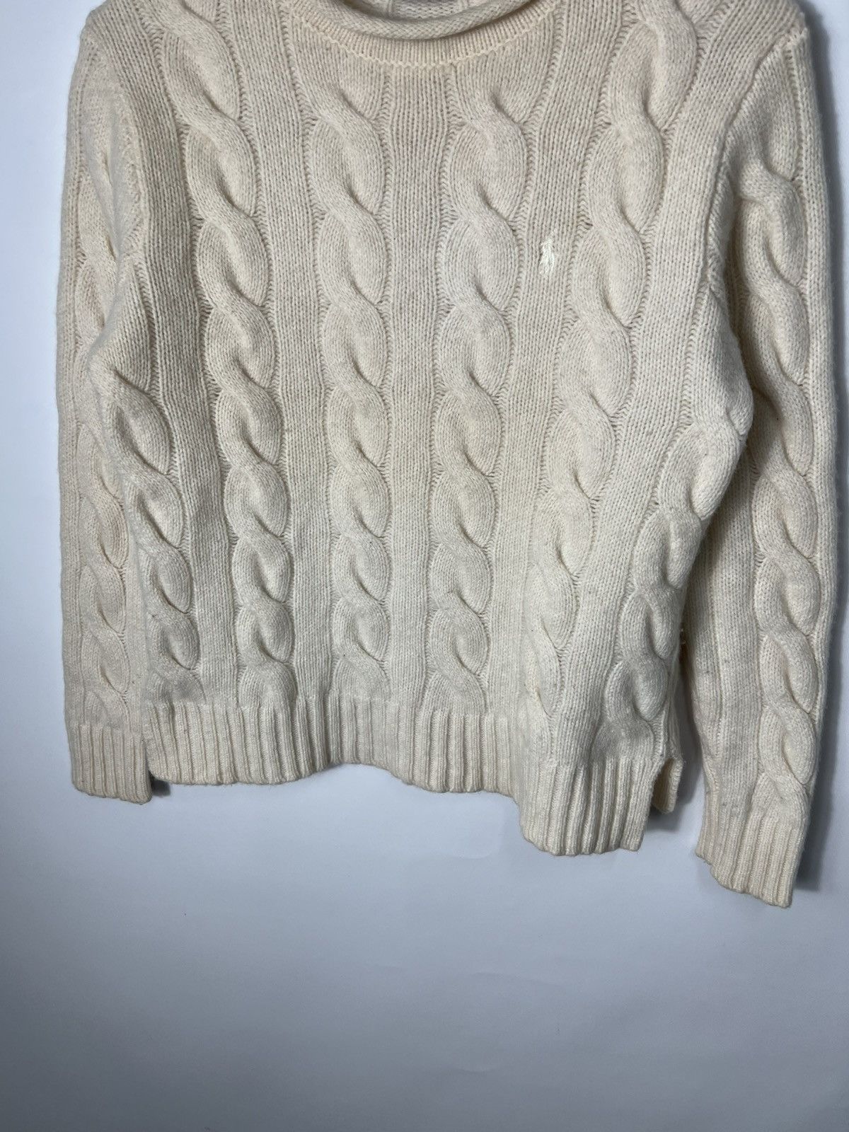 Polo Ralph Lauren Vintage luxury Polo Ralph Lauren Cable Knit Wool Sweater Size S / US 4 / IT 40 - 3 Thumbnail