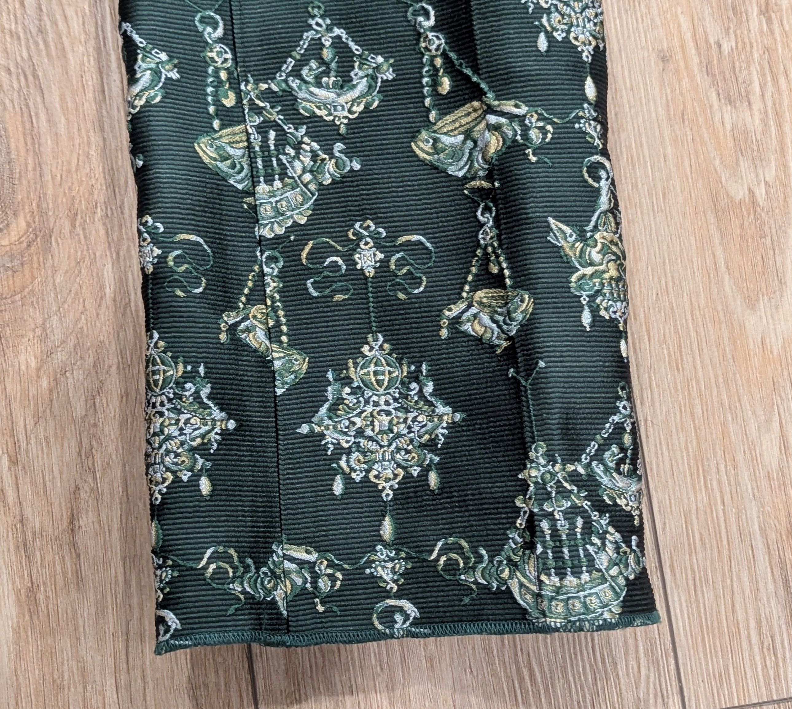 Givenchy GIVENCHY Jacquard Evening Trousers Pants Dark Green 50 US 34 Size US 34 / EU 50 - 5 Thumbnail