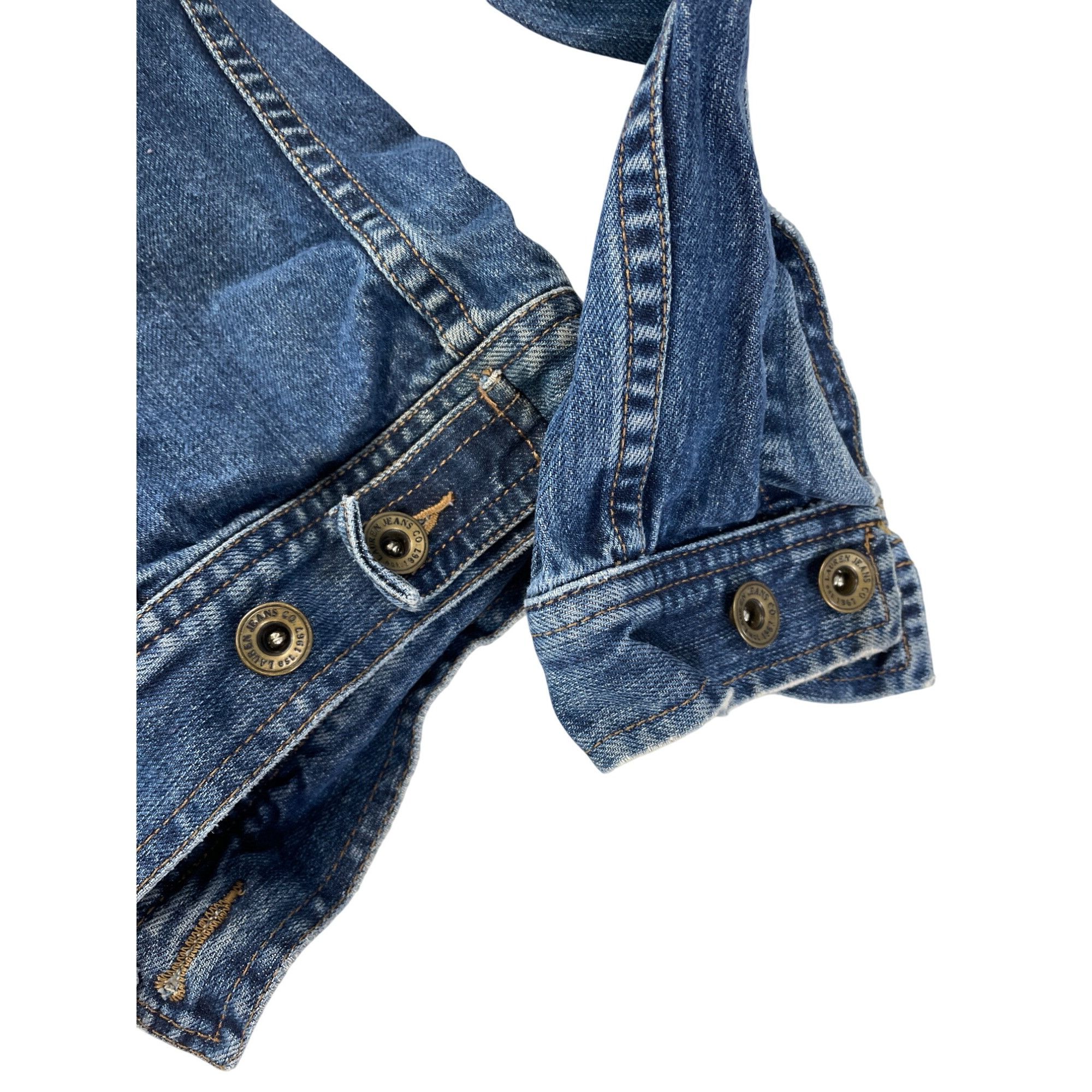 Ralph Lauren Lauren Jeans Co. Premium Womens blue button Denim Jacket siz Size S / US 4 / IT 40 - 14 Thumbnail