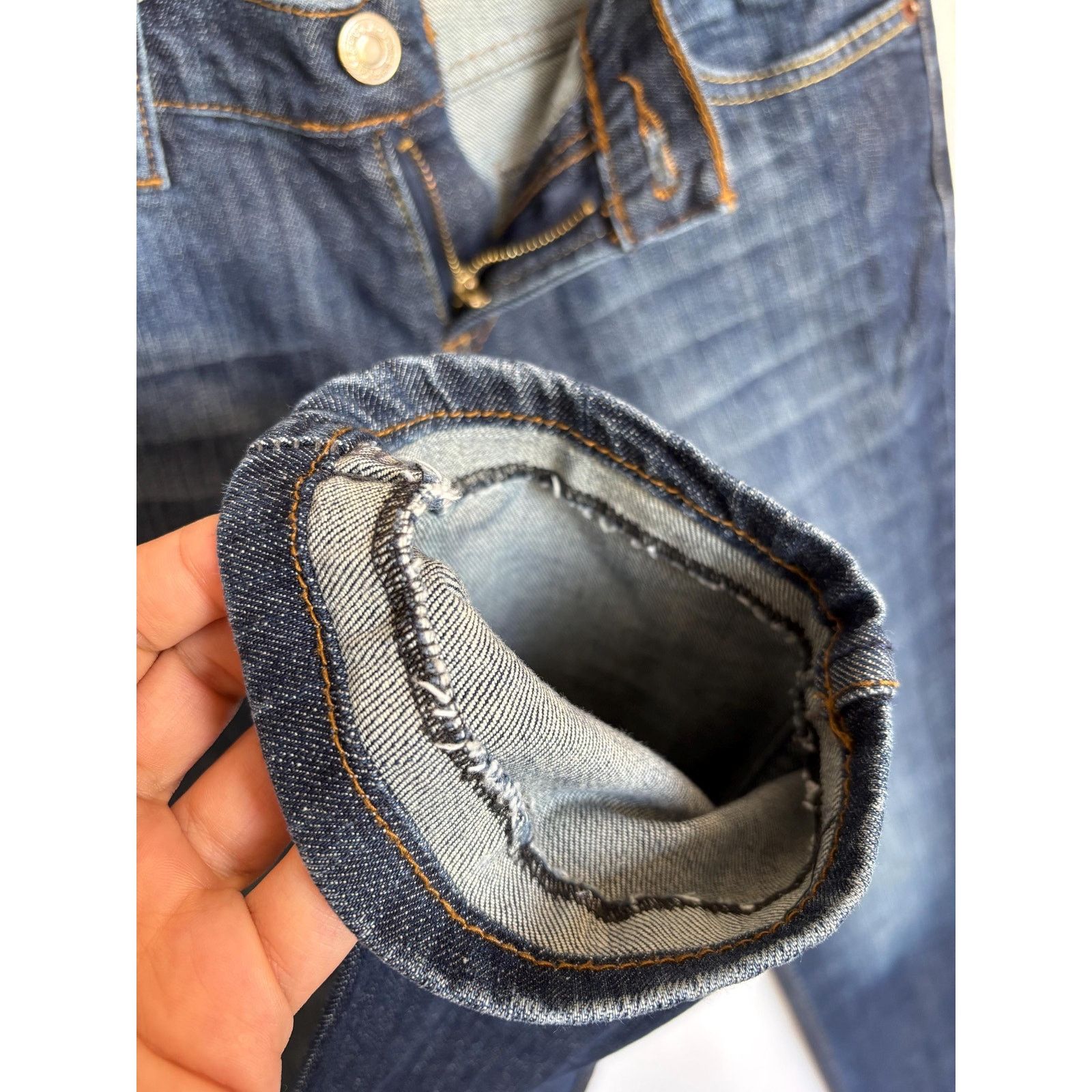 Levi's Levi's 501 W30 L34 USA 90s Blue Denim Zip Fly Red Tab Jean Size US 30 / EU 46 - 10 Thumbnail