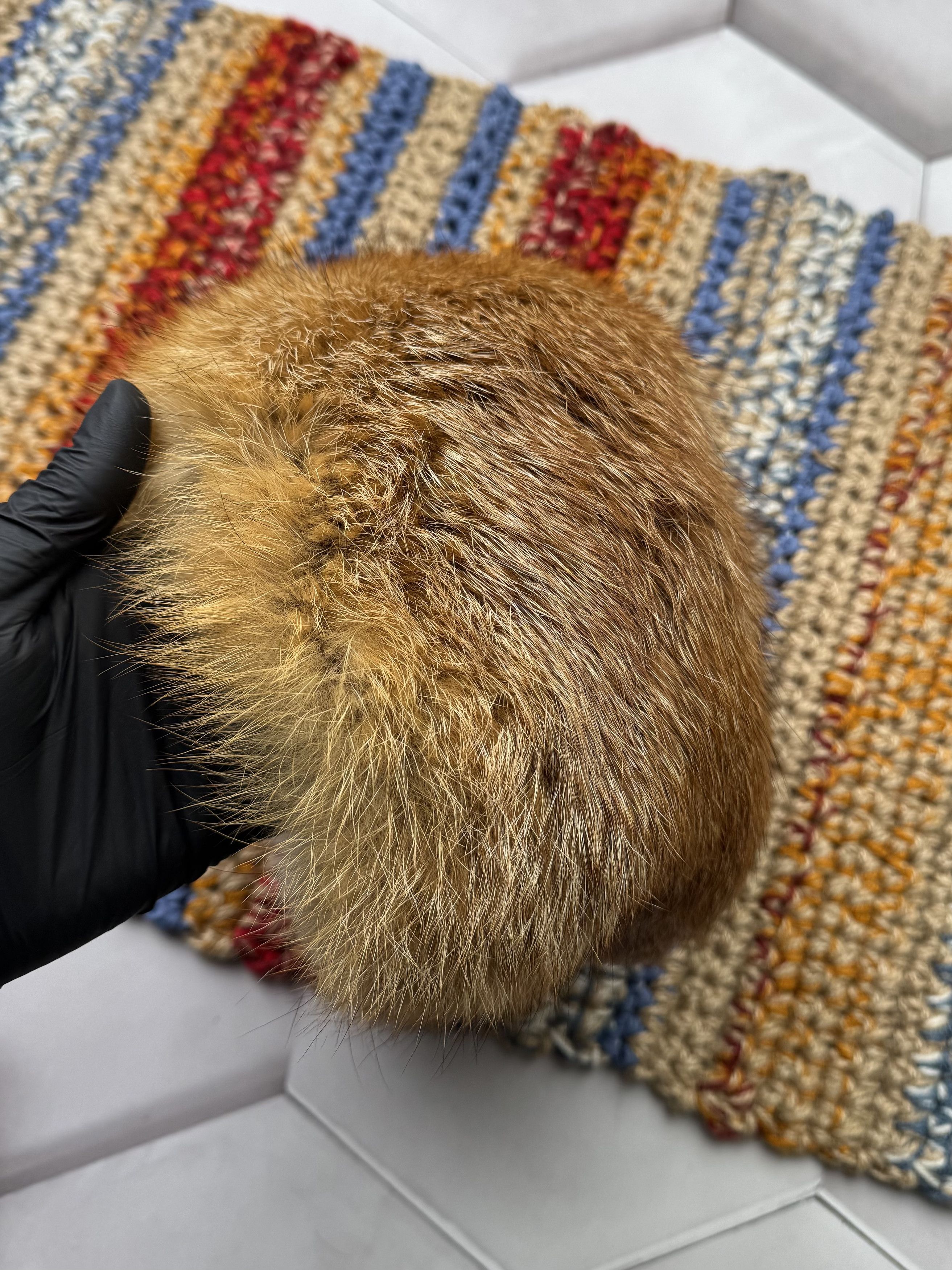 Vintage Vintage Real Fur Hat (E4) Size ONE SIZE - 4 Thumbnail