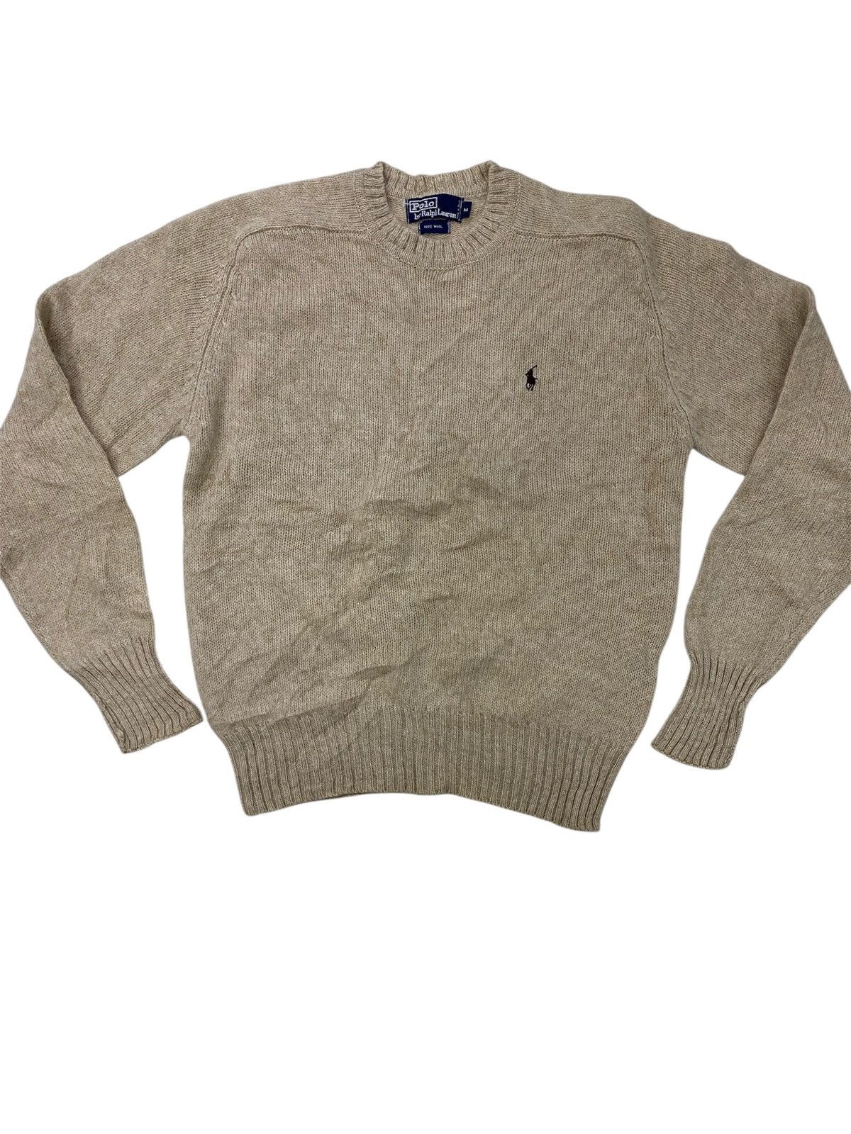 Polo Ralph Lauren Vtg Polo Ralph Lauren wool knit pullover sweater Size US M / EU 48-50 / 2 - 1 Thumbnail