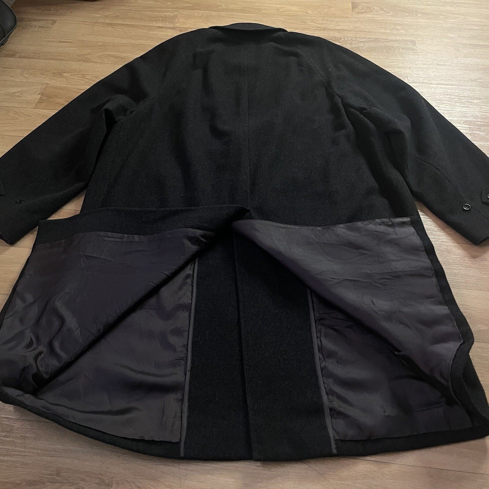 Burberry VINTAGE Burberry Trench Coat jacket CASHEMERE VIRGIN WOOL Size US L / EU 52-54 / 3 - 4 Thumbnail