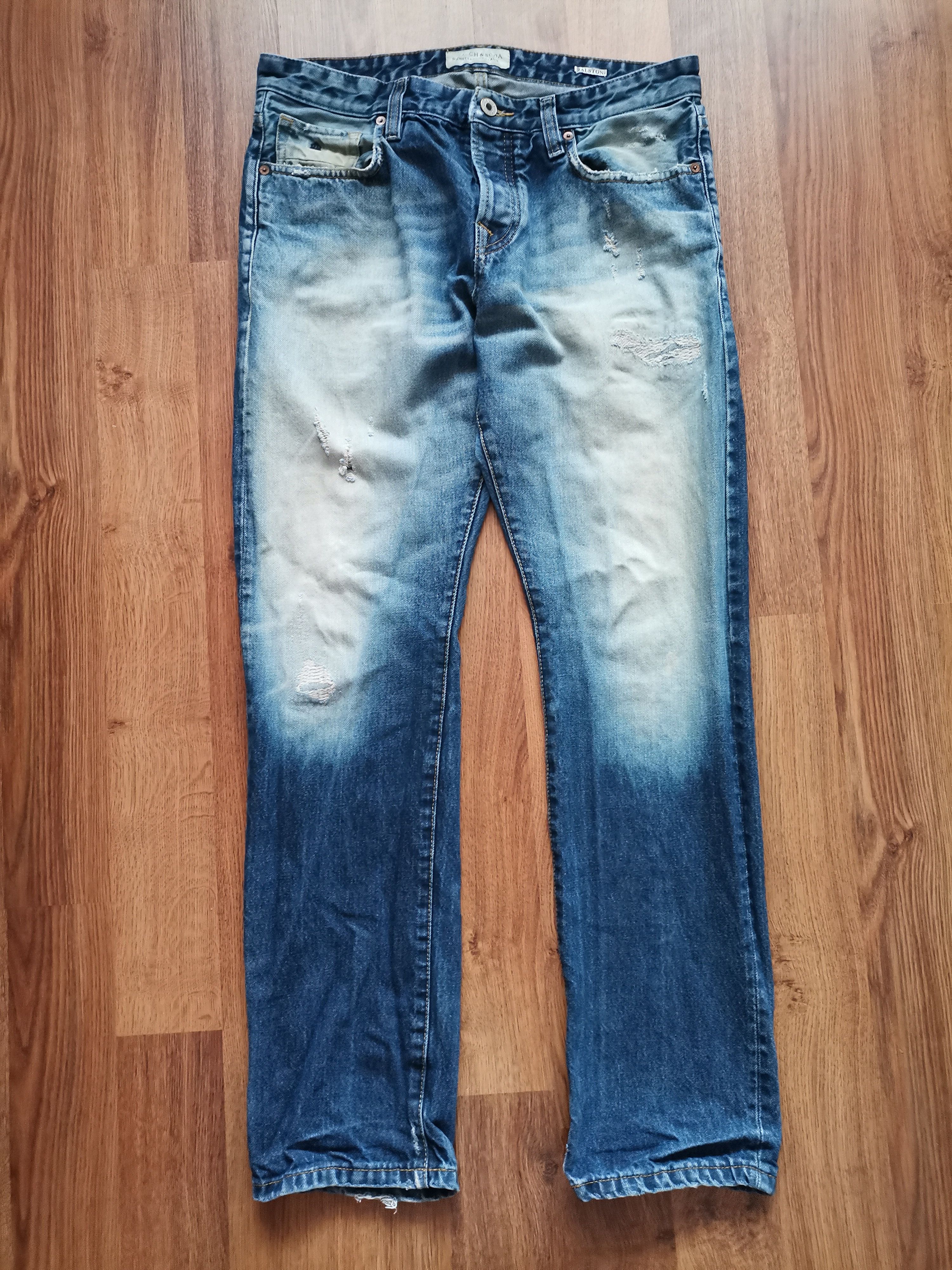 Scotch & Soda Scotch & Soda Distressed Jeans Size US 33 - 1 Thumbnail
