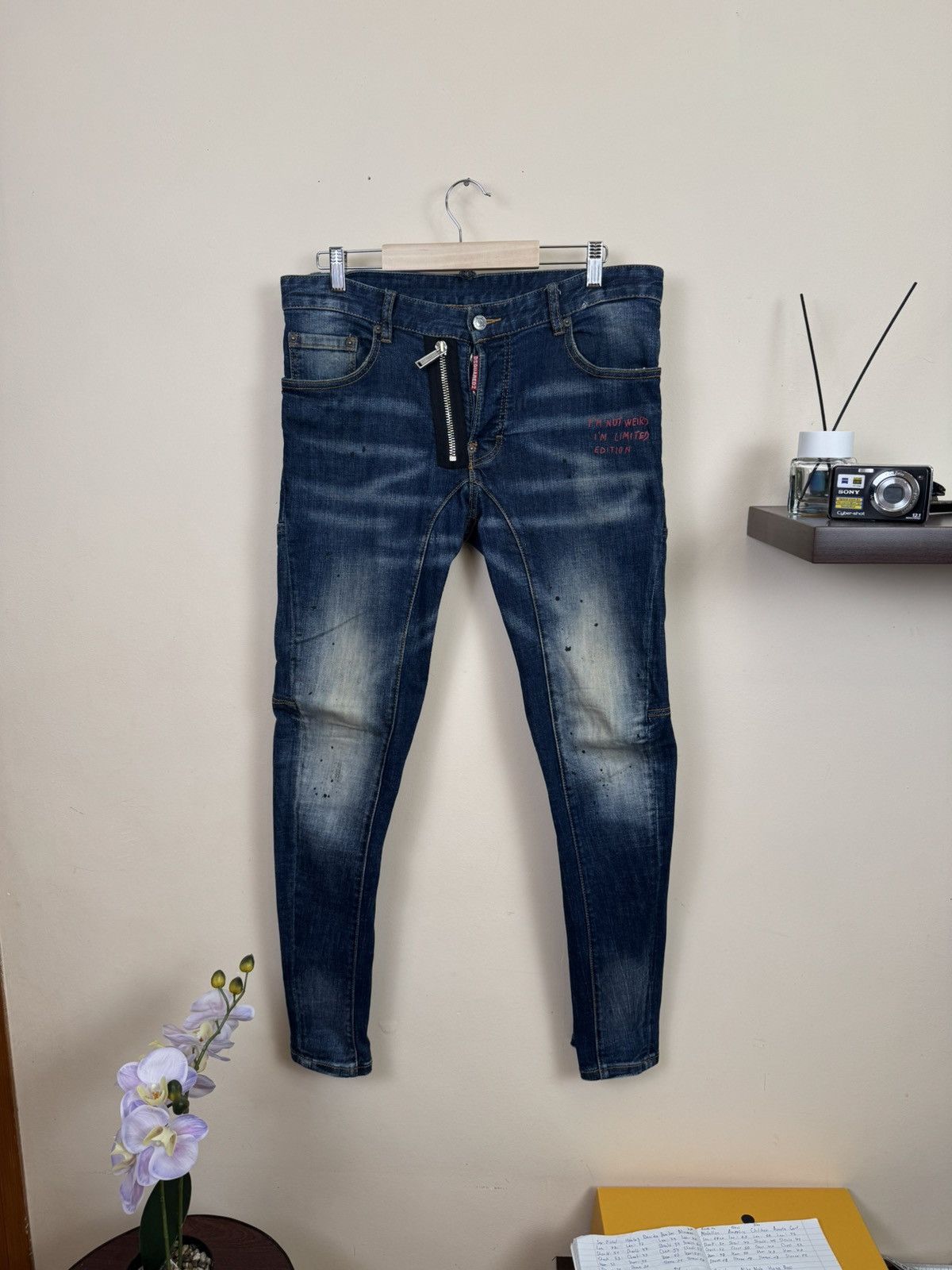 Dsquared2 Dsquared2 Jeans Men Slim Blue 48 Denim Luxury Size US 31 - 1 Thumbnail