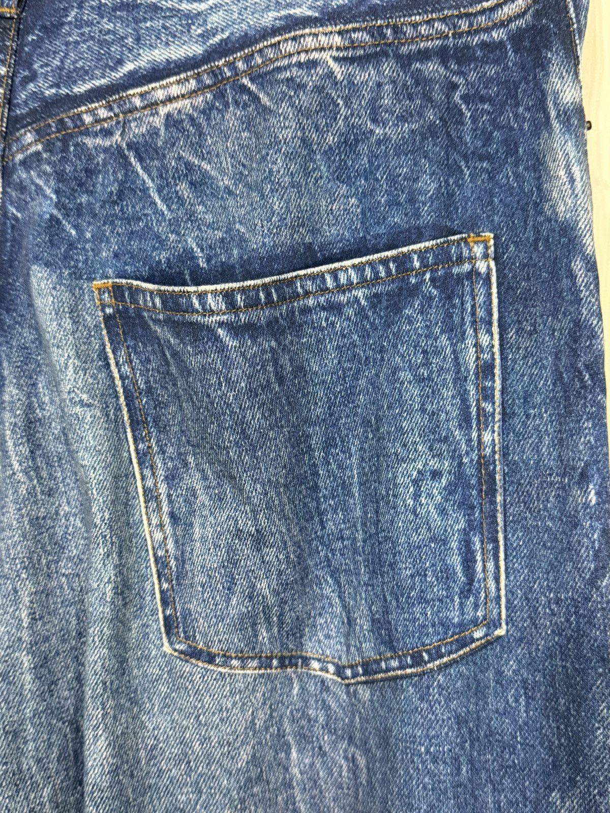 Balenciaga New Balenciaga Trompe-l’oeil denim print pants Size US 30 / EU 46 - 8 Thumbnail