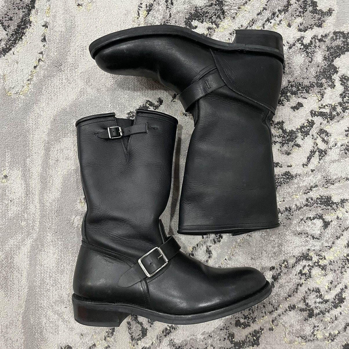 image of Balmain By Christophe Decarnin Engineer Boots in Black, Men's (Size 10)